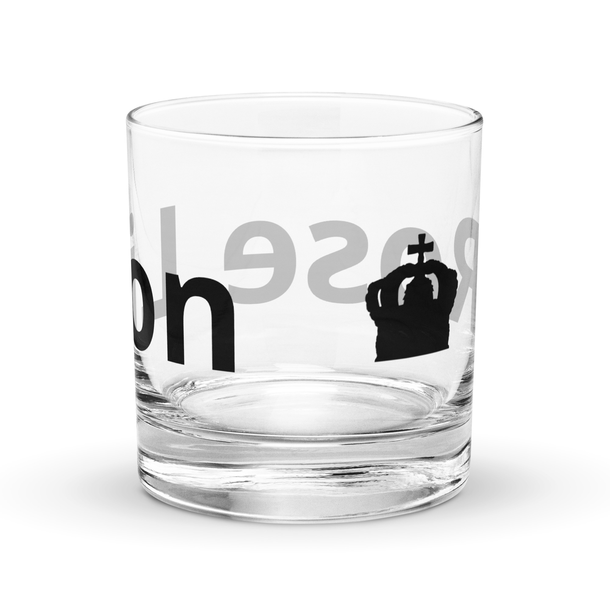Rose Lion Rocks Glass – Stylish Branded Glass for Whiskey, Cocktails & More