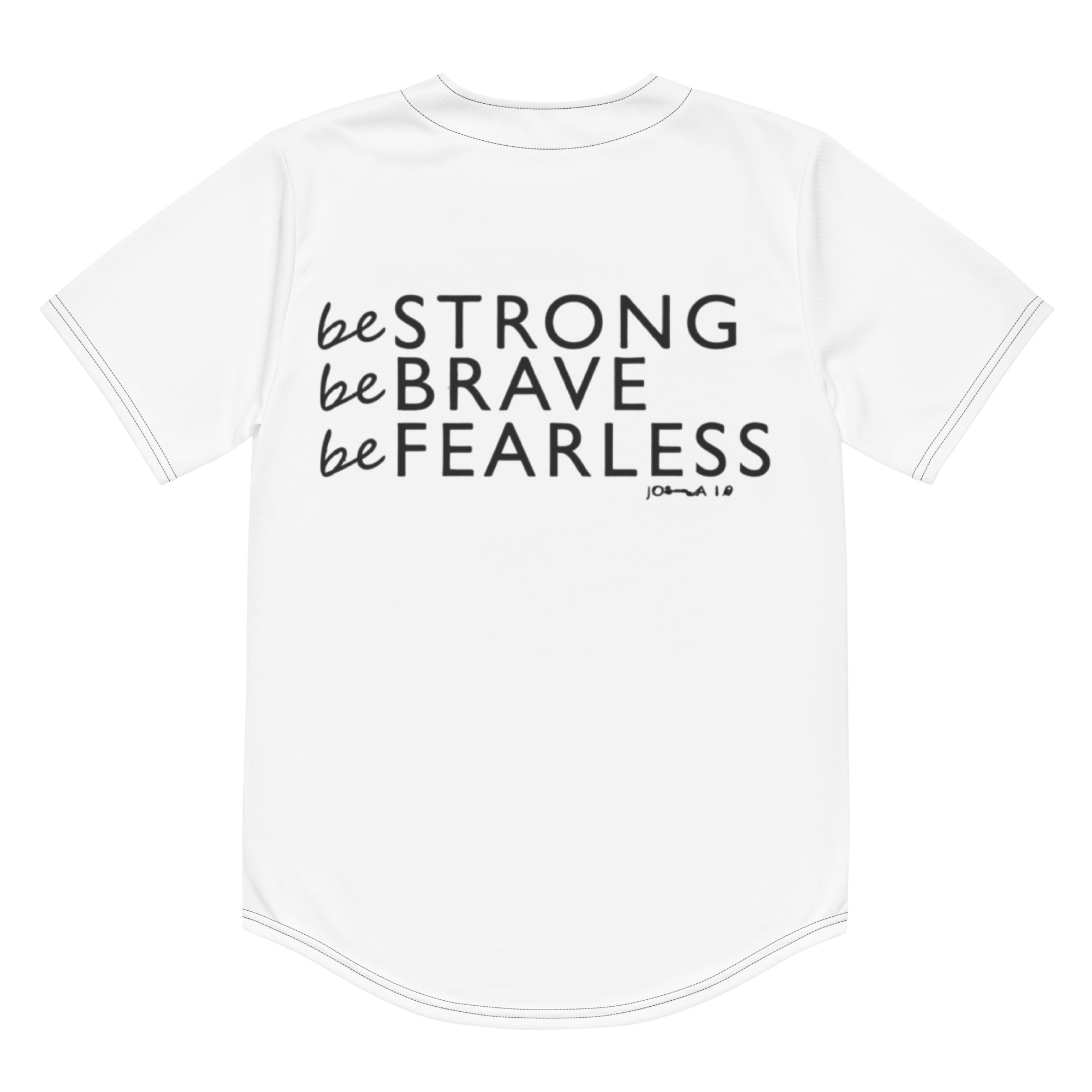 Rose Lion Designer athletic Wear Scripture-Recycled baseball jersey