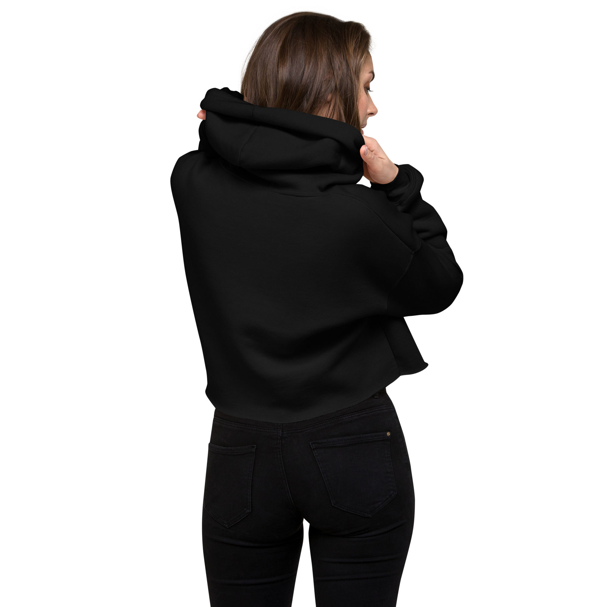 Rose Lion's Pride Bloom Crop Hoodie|Perfect for casual wear, layering, or gym looks
