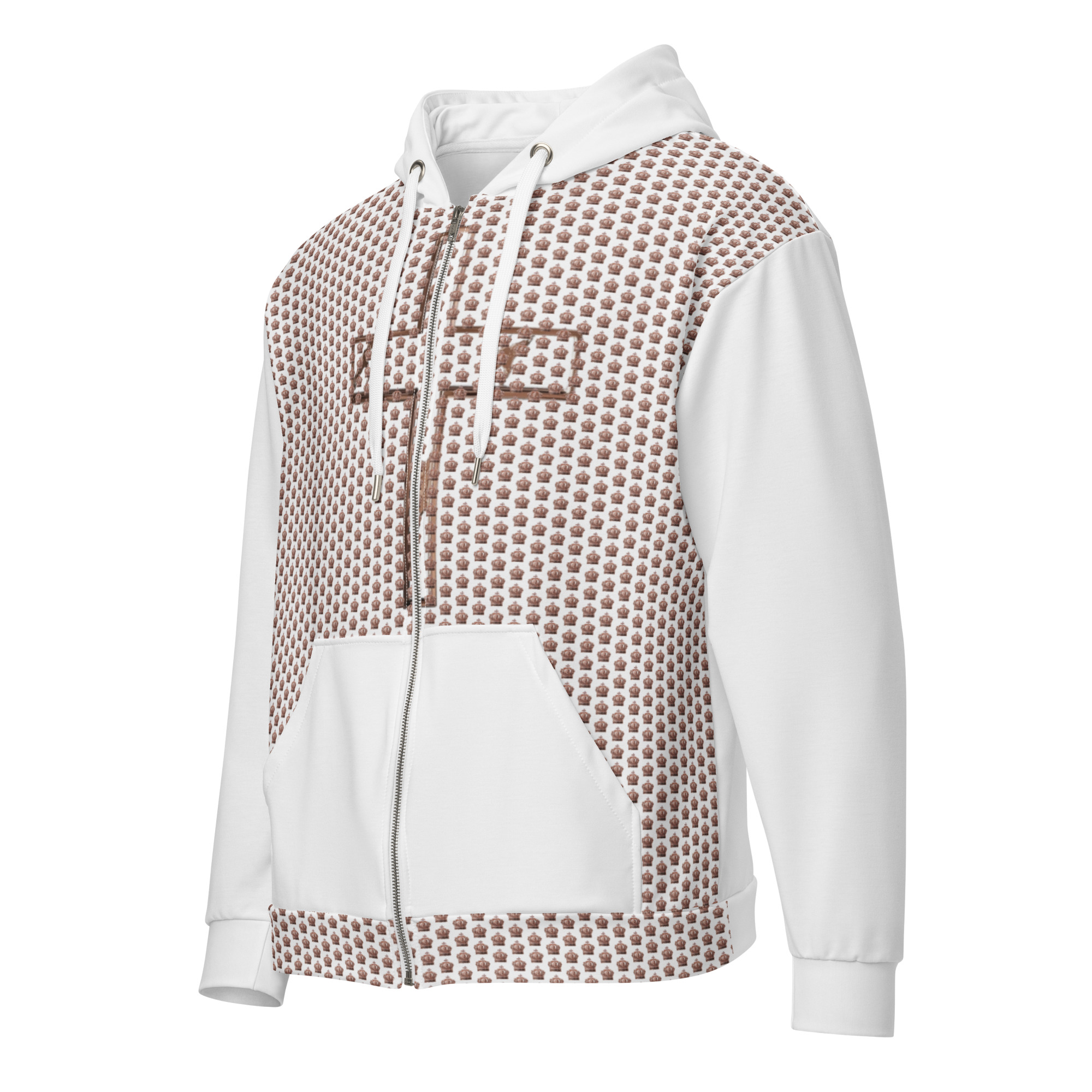 Unisex Zip Hoodie by Rose Lion – Fashionable, Cozy, Lightweight Full-Zip Jacket