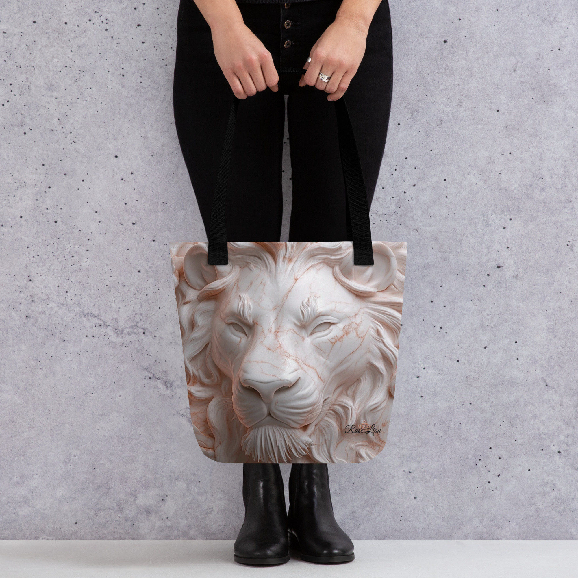 Medium Tote Bag by Rose Lion – Stylish Reusable Shopping Bag