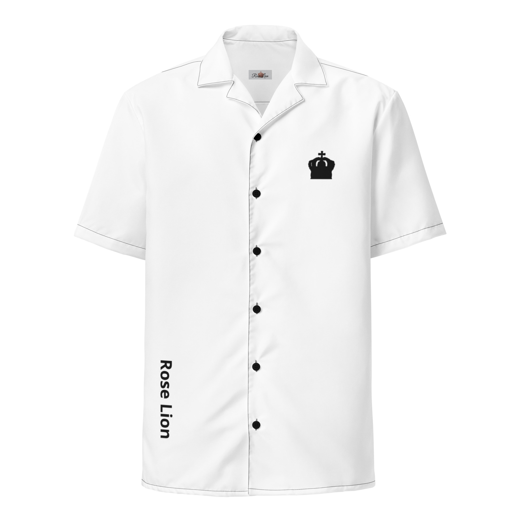 Rose Lion Men's Trendy Stylish Casual -button shirt