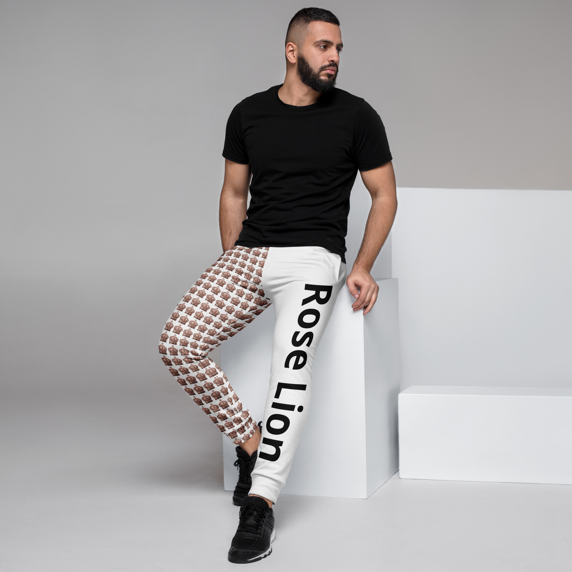 Rose Lion Men’s Joggers/with Letters