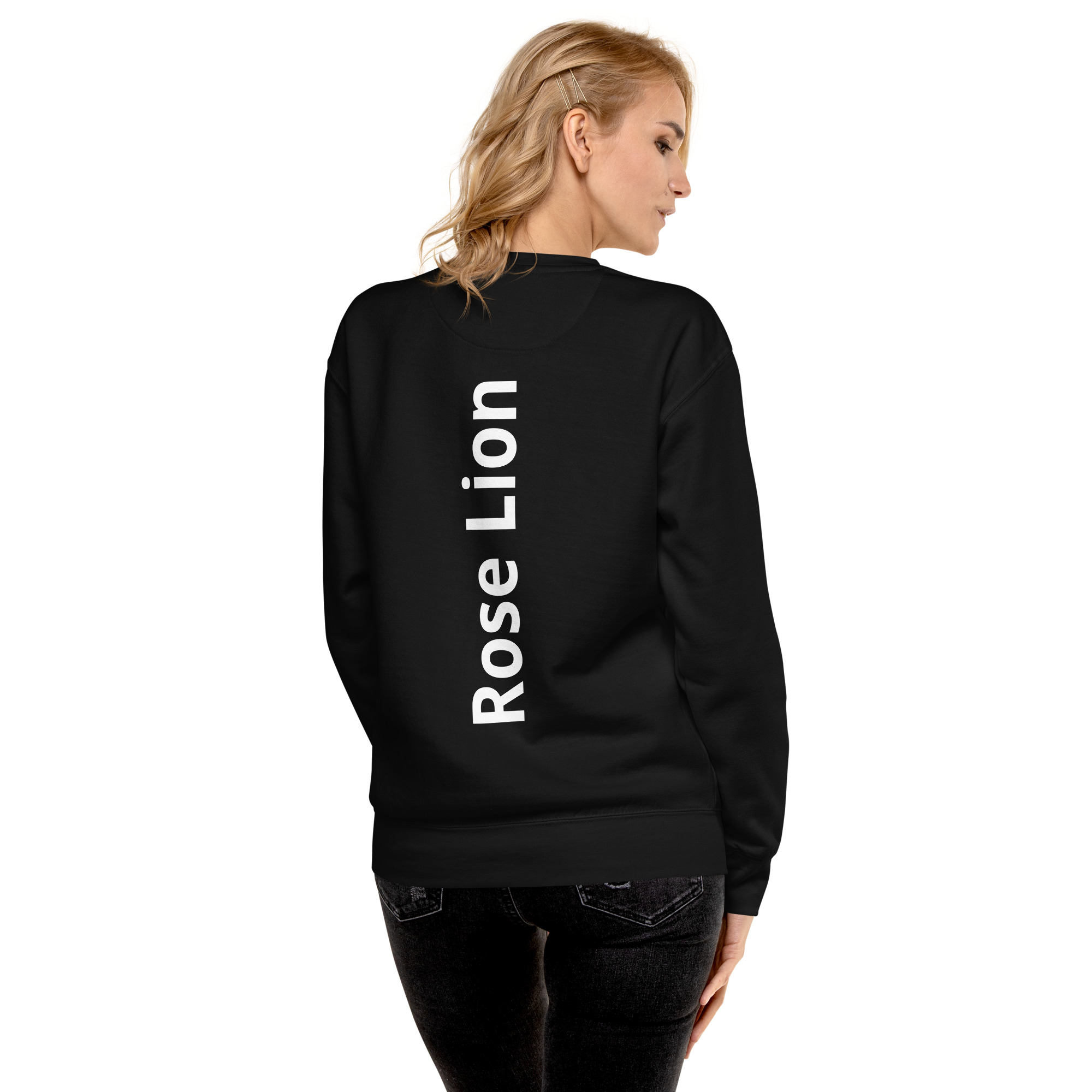 Rose Lion Unisex Premium Sweatshirt | Cotton Heritage-Modern, Stylish, Sustainable