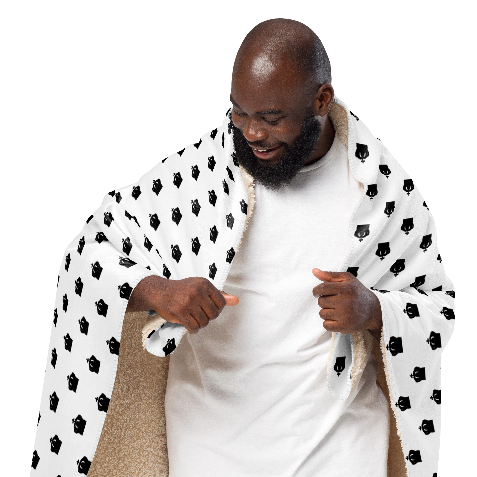 Rose Lion Signature Luxury Sherpa Blanket