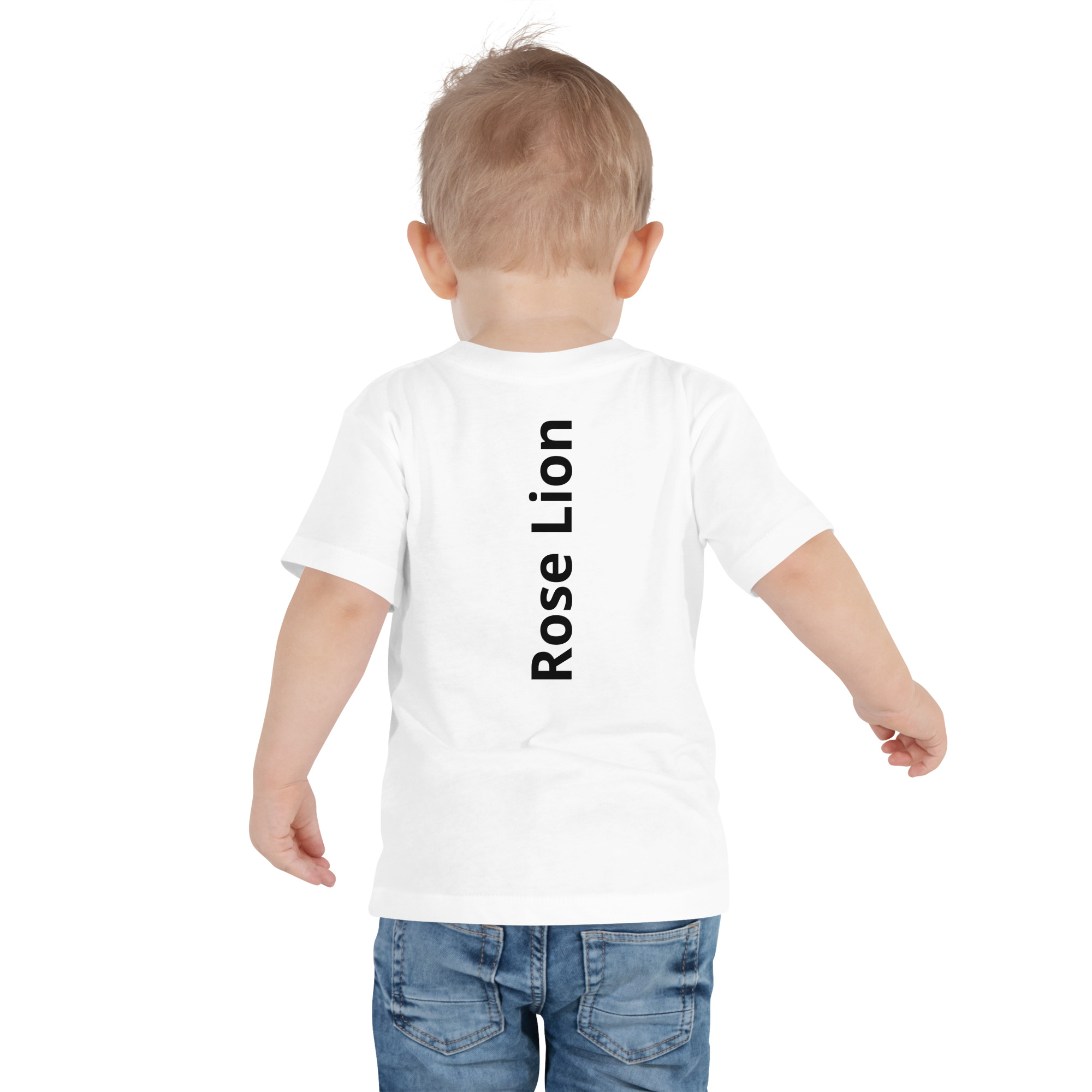 Rose Lion Toddler Short Sleeve Tee – Soft, Comfy, and Stylish Kids' Shirt