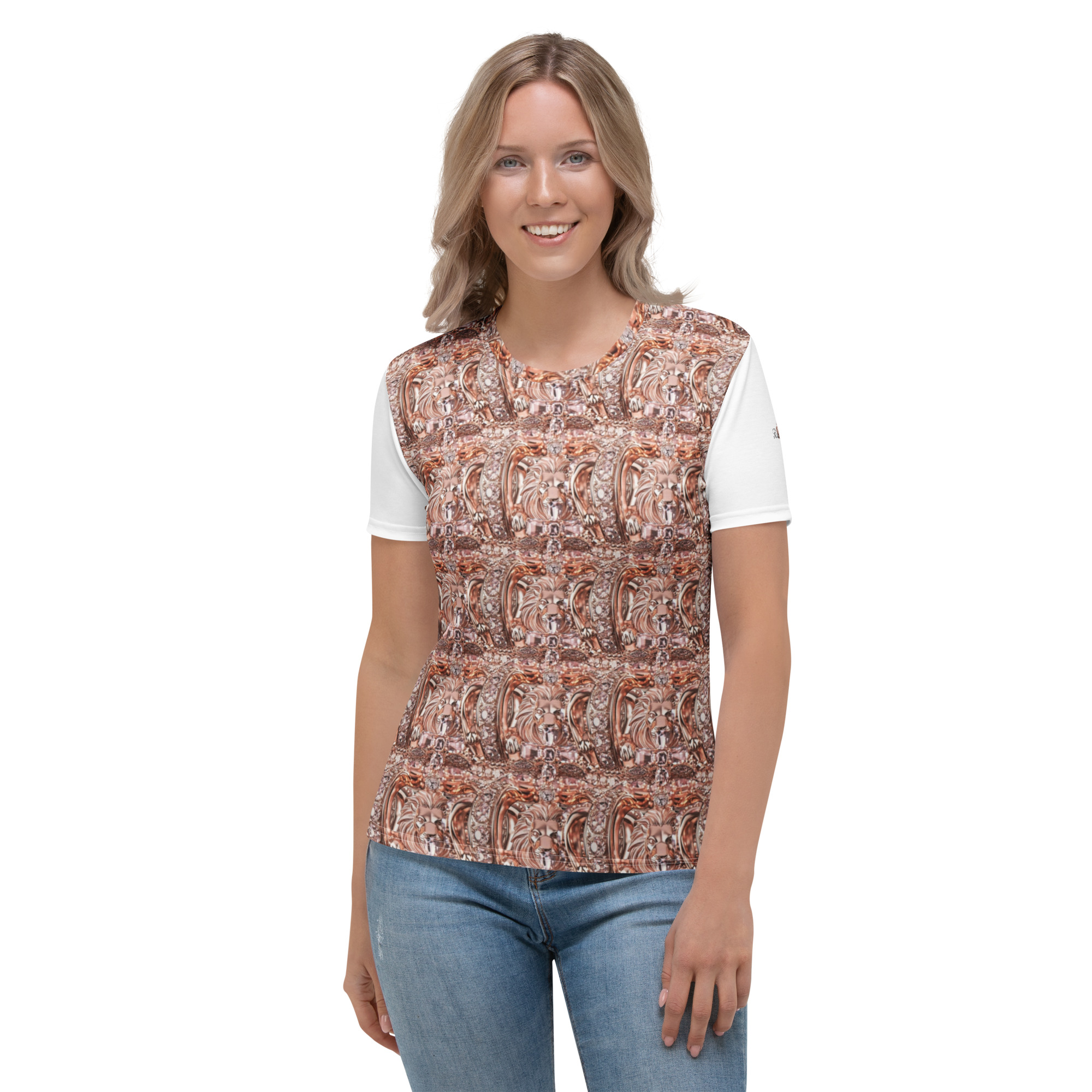 Women's Designer T-Shirt by Rose Lion – Stylish, Premium Quality Fashion Tee