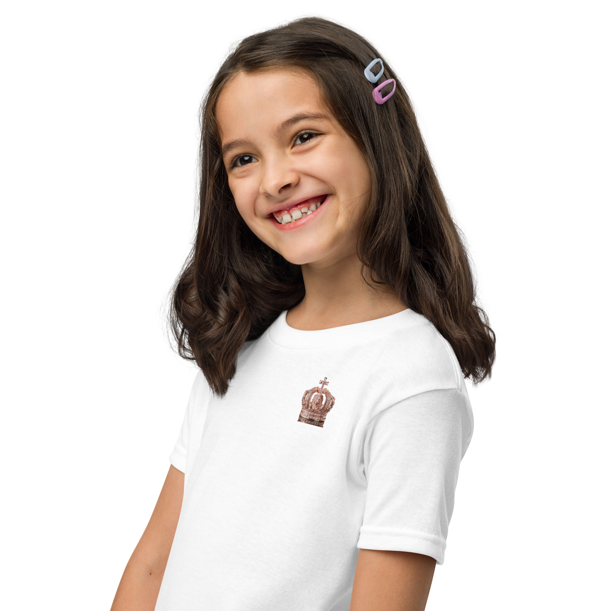 Rose Lion Youth T-Shirt – Soft, Stylish, and Comfortable Tee for Kids