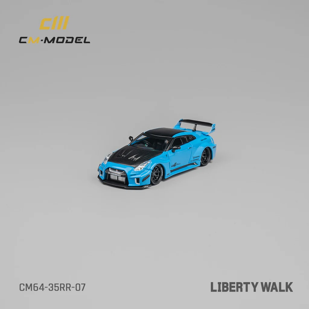 CM Nissan LBWK GT-R R35 Blue