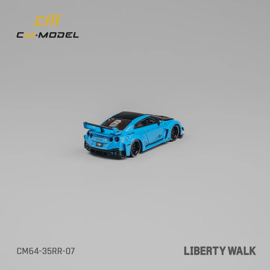 CM Nissan LBWK GT-R R35 Blue