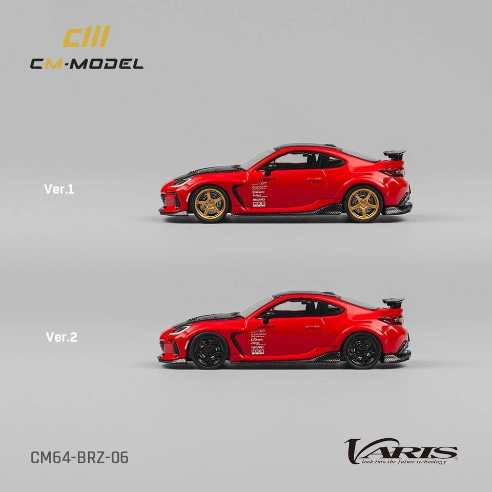 CM Subaru BRZ Varis Arising Red Black Carbon