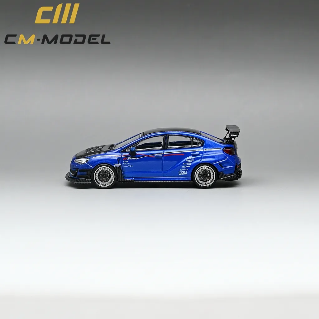CM Subaru VAB WRX Varis Black Carbon Blue (Black Hood)