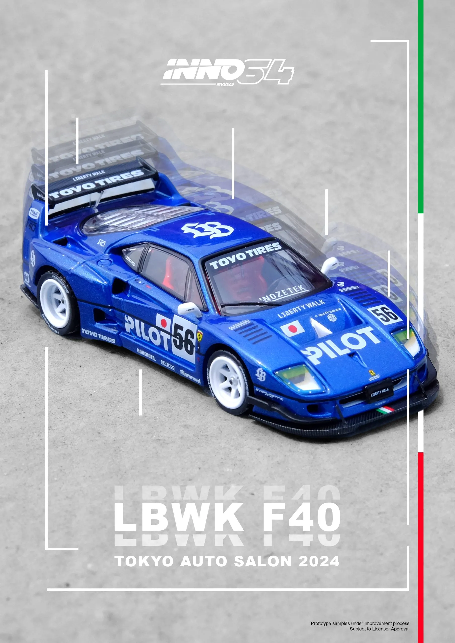 INNO64 LBWK F40 Tokyo Auto Salon 2024