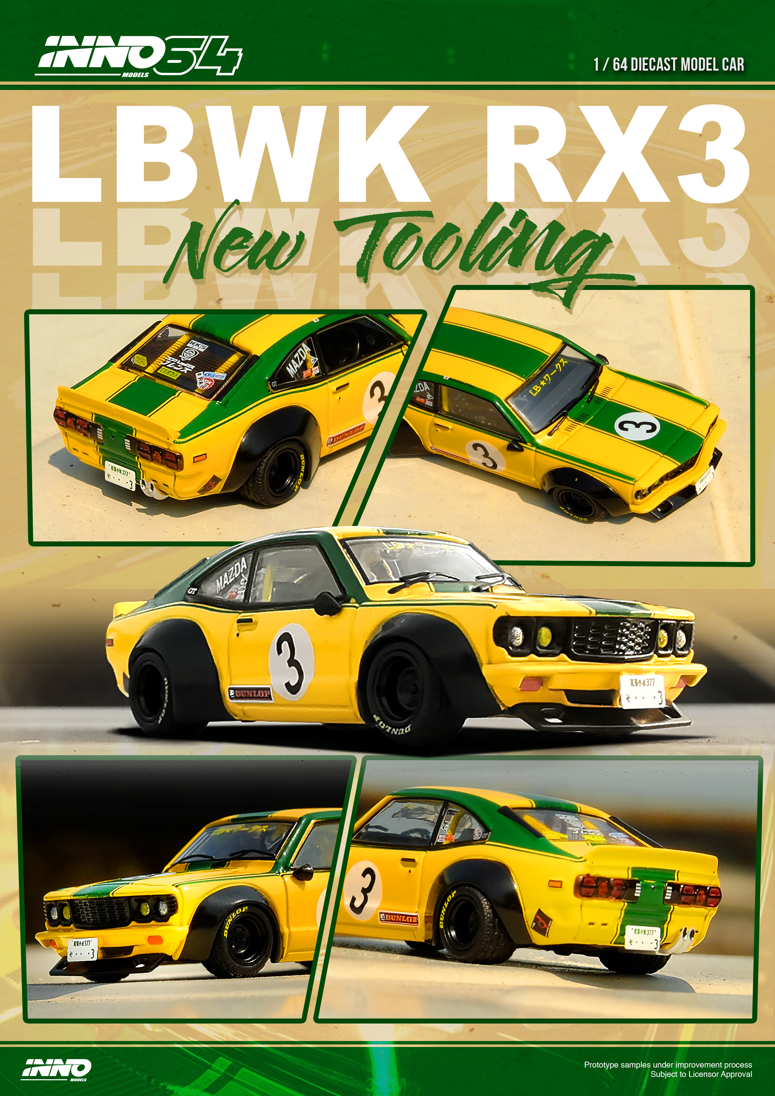 INNO64 LBWK MAZDA RX3 SAVANNA