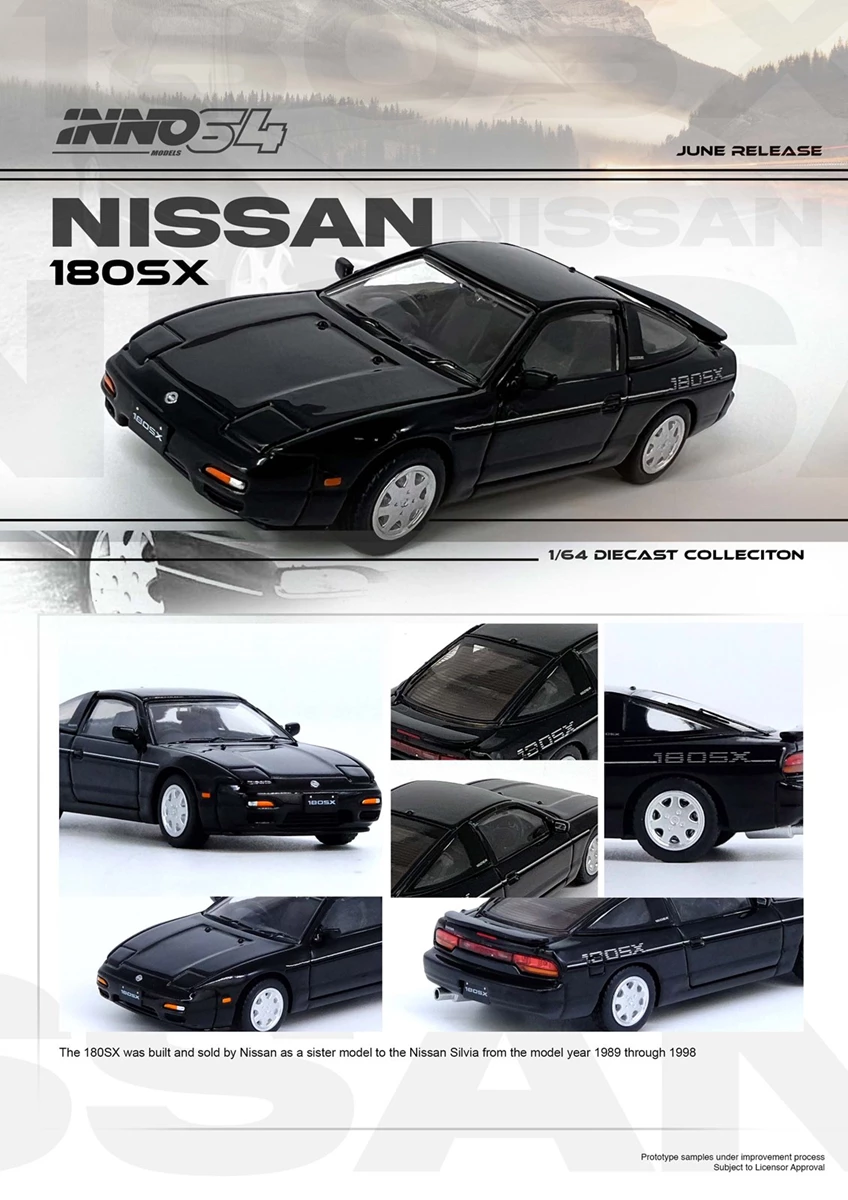INNO64 NISSAN 180SX Black