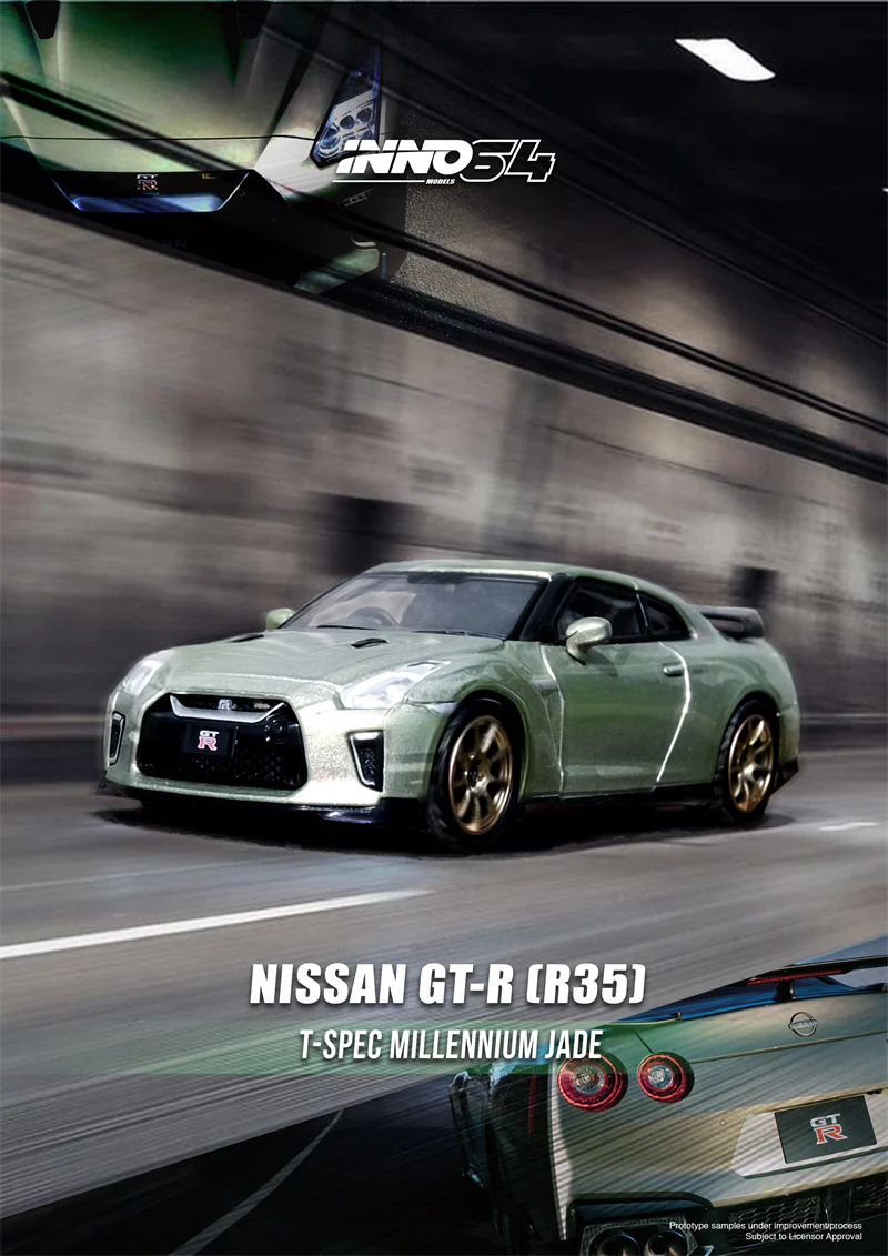 INNO64 NISSAN GT-R (R35) Millennium Jade