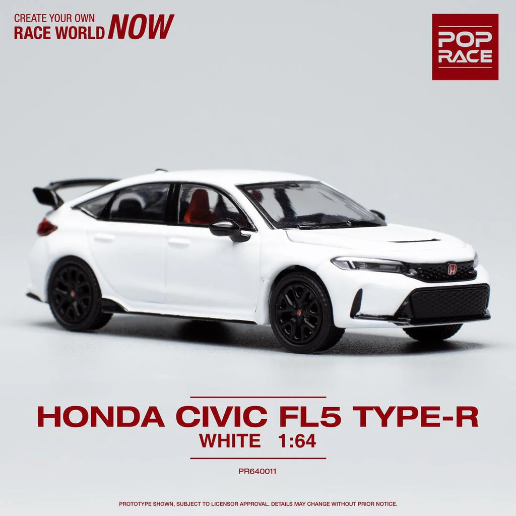 POP RACE Honda Civic Type R  ( FL5 ) Champion White