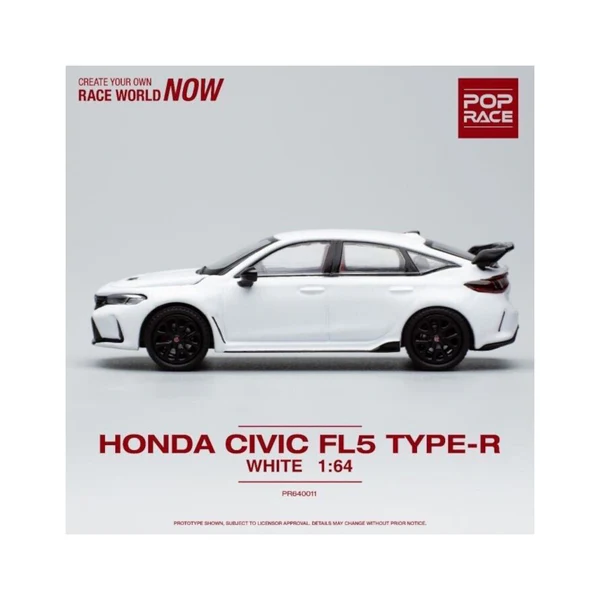 POP RACE Honda Civic Type R  ( FL5 ) Champion White