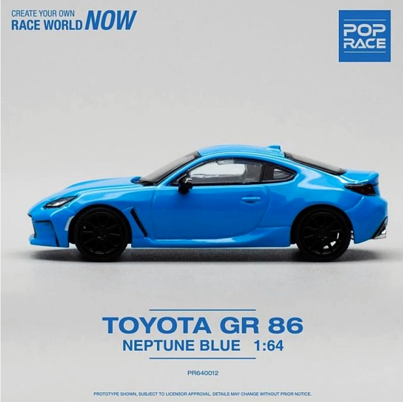 POP RACE Toyota GR86 Neptune Blue