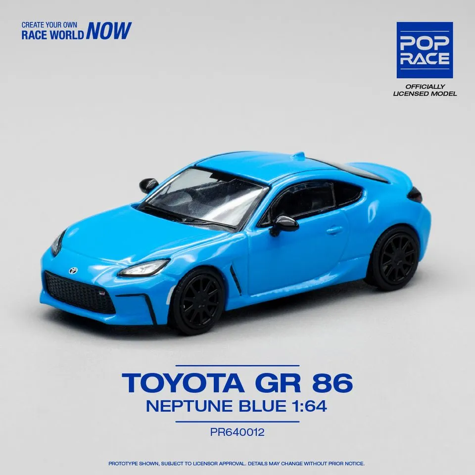 POP RACE Toyota GR86 Neptune Blue