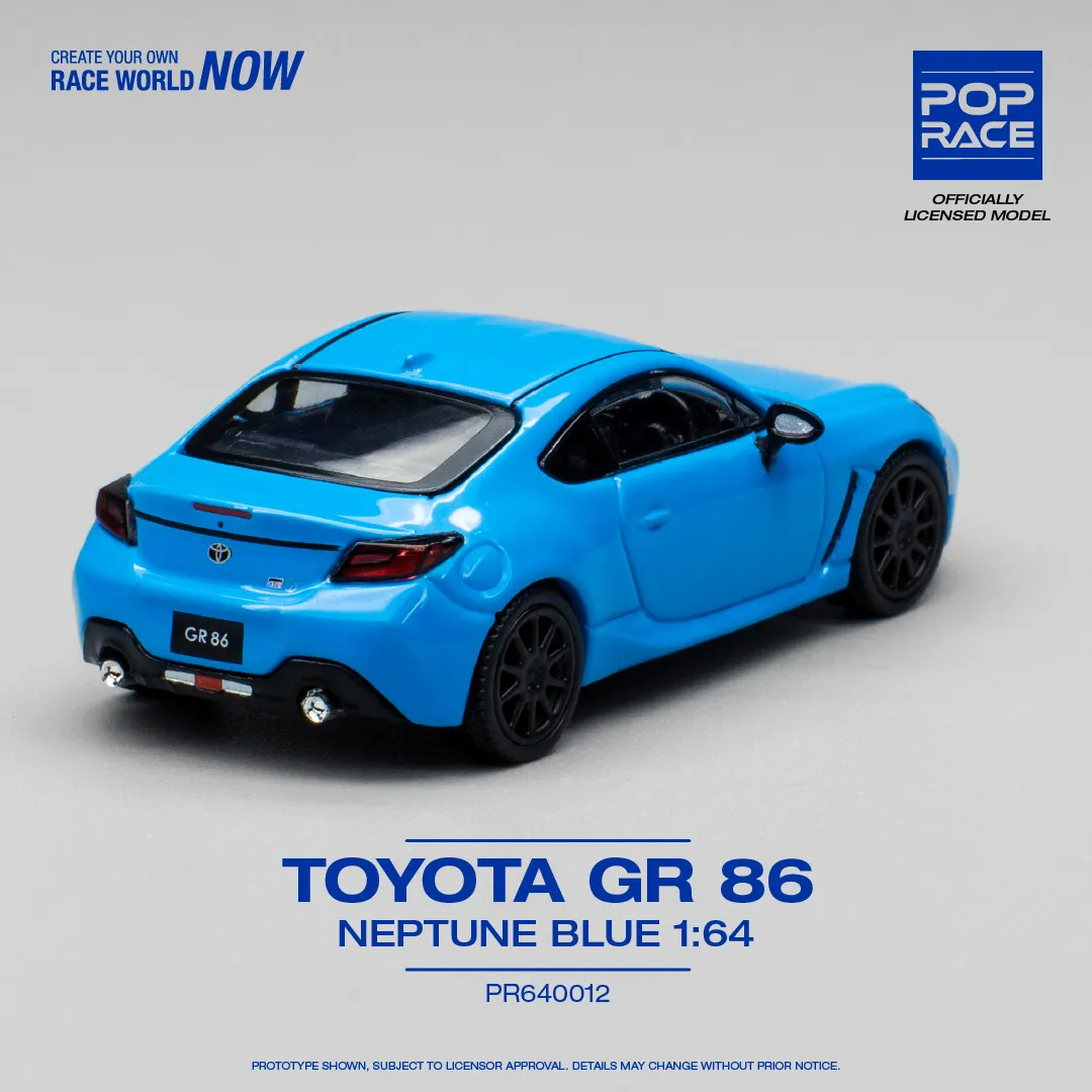 POP RACE Toyota GR86 Neptune Blue
