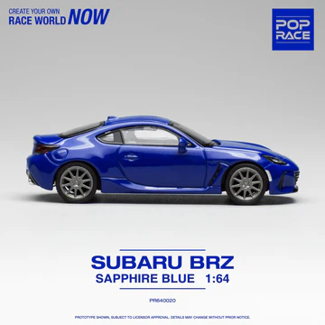POP RACE Subaru Brz Sapphire Blue