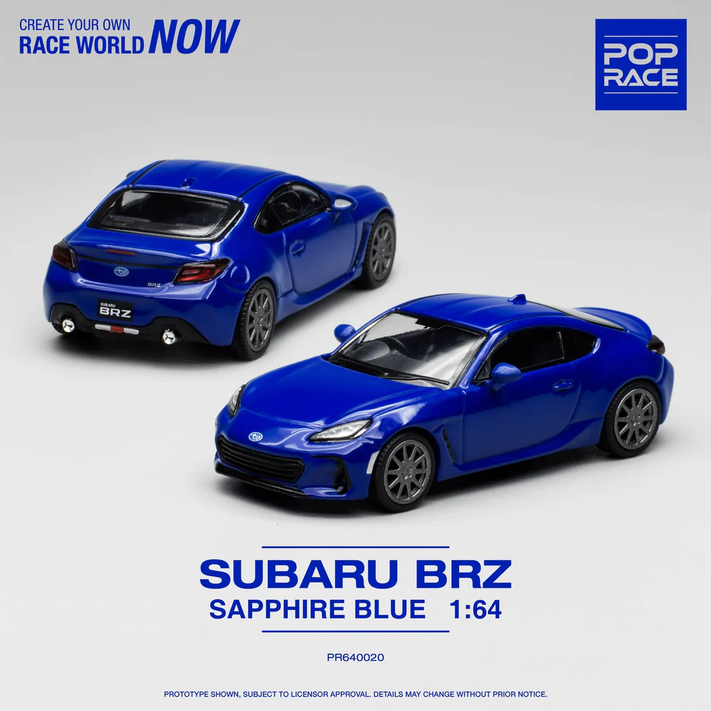 POP RACE Subaru Brz Sapphire Blue