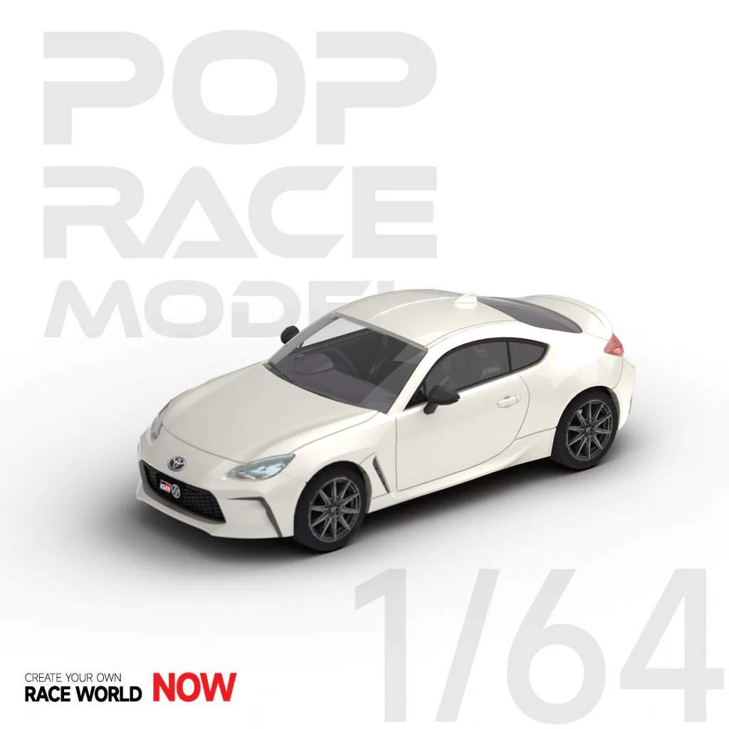 POP RACE Toyota GR86 (2022) Halo White