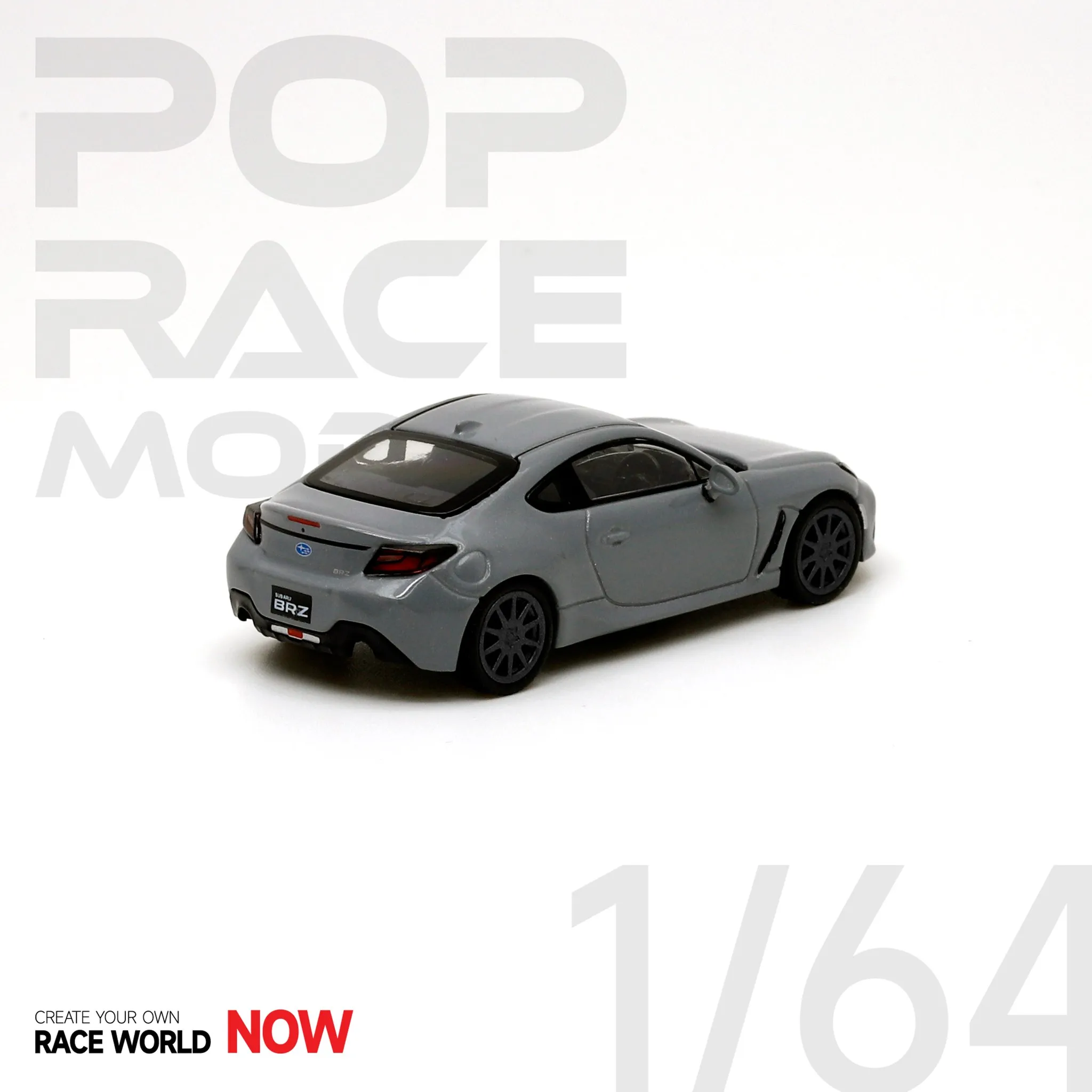 POP RACE Subaru BRZ Magnetite Grey