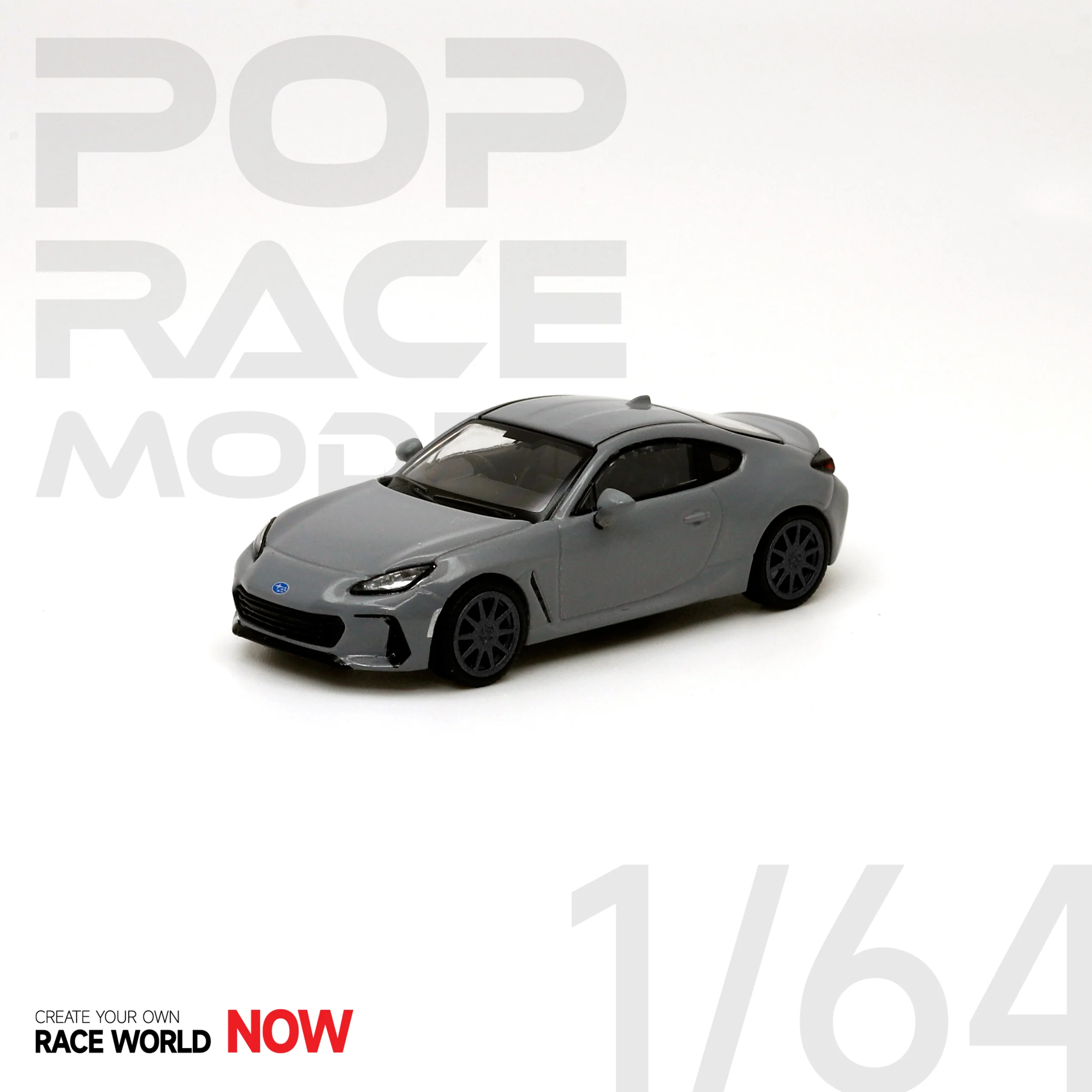 POP RACE Subaru BRZ Magnetite Grey