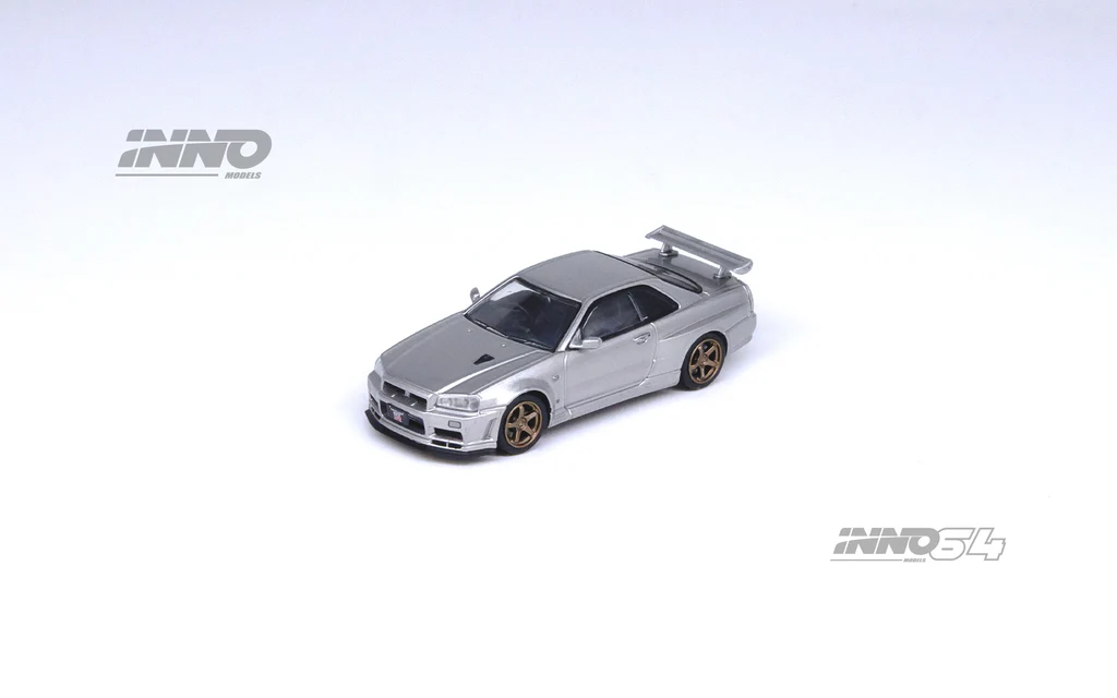 INNO64 Nissan Skyline GT-R (R34) V-Spec II Silver