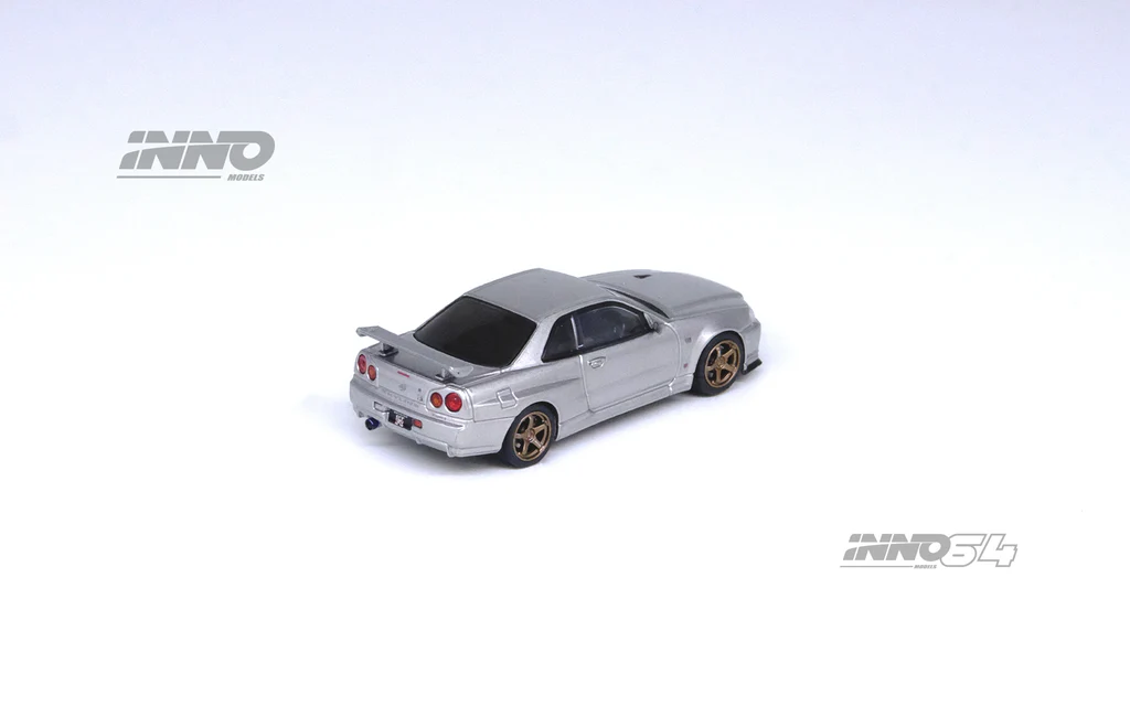 INNO64 Nissan Skyline GT-R (R34) V-Spec II Silver