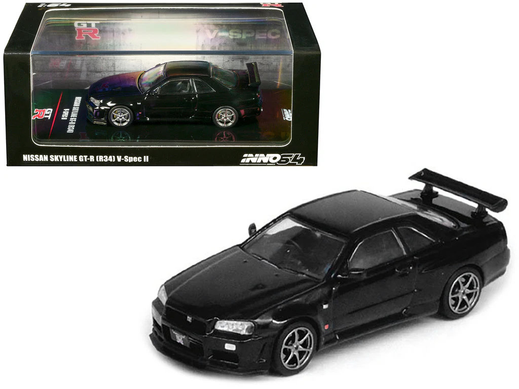 INNO64 Nissan Skyline GT-R (R34) V-Spec II Black