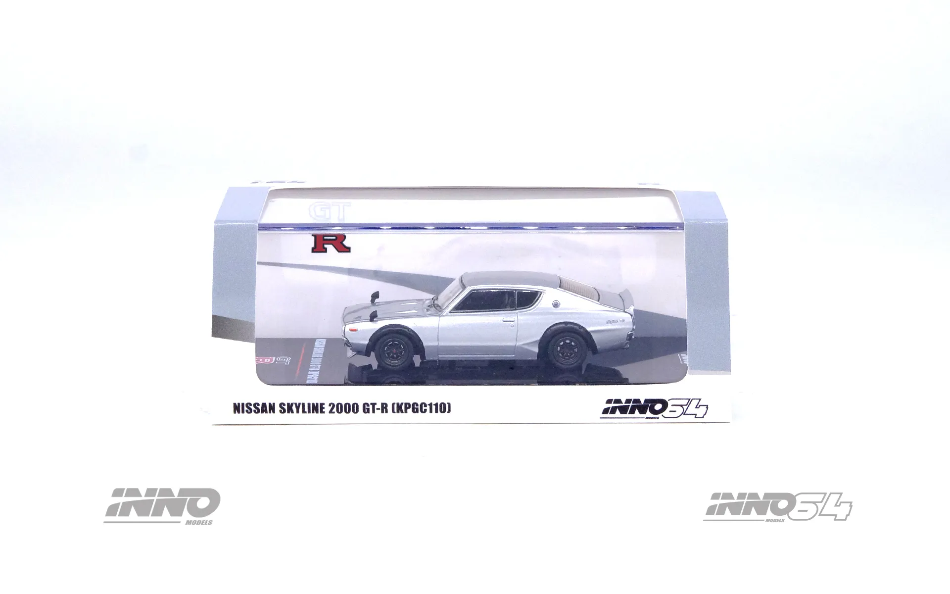 INNO64 NISSAN SKYLINE 2000 GT-R (KPGC110) Silver