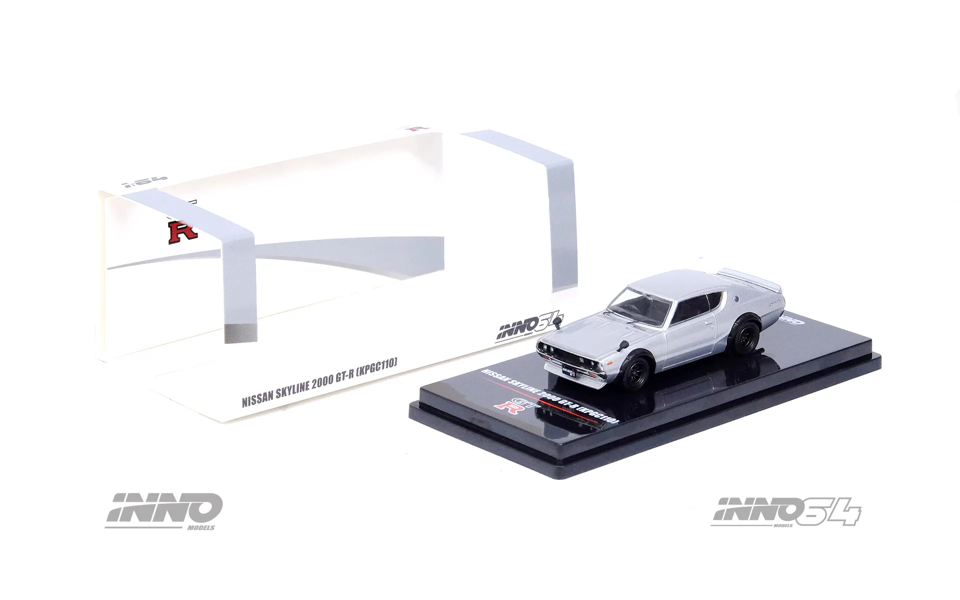 INNO64 NISSAN SKYLINE 2000 GT-R (KPGC110) Silver