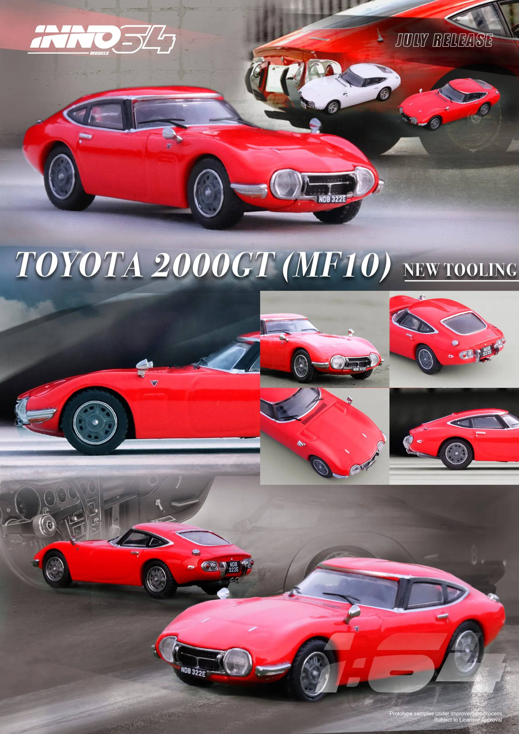 INNO64 TOYOTA 2000GT Solar Red