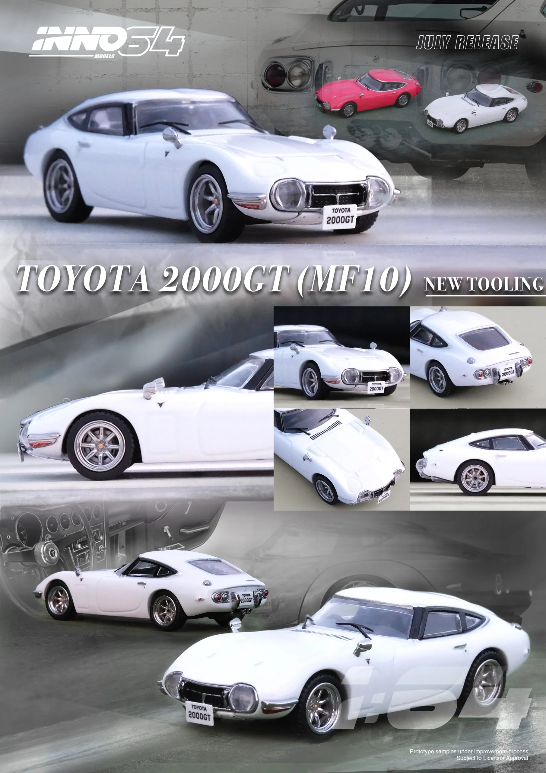 INNO64 TOYOTA 2000GT Pagasus White