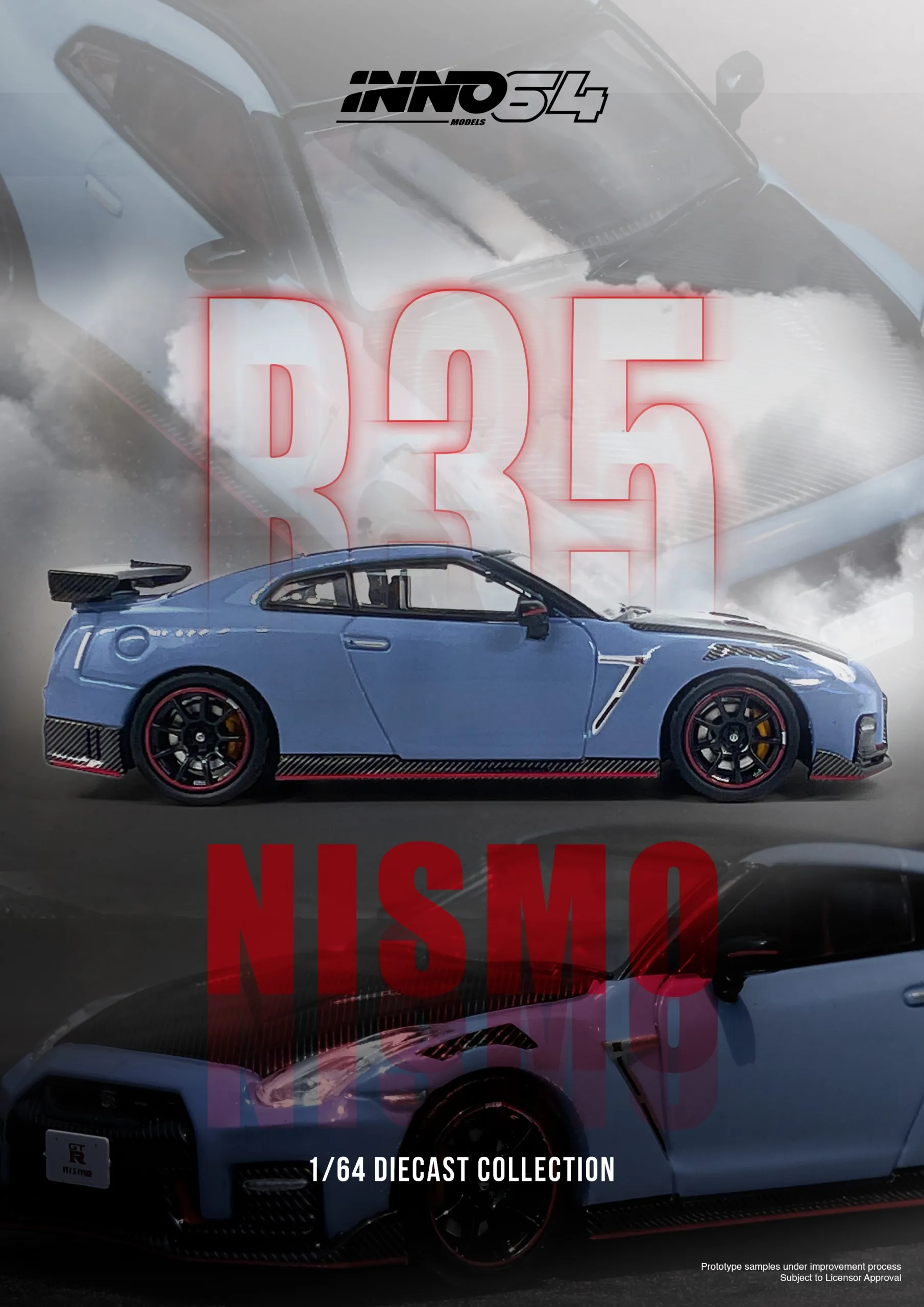 INNO64 Nissan GT-R (R35) NISMO Special Edition 2022 Stealth Gray