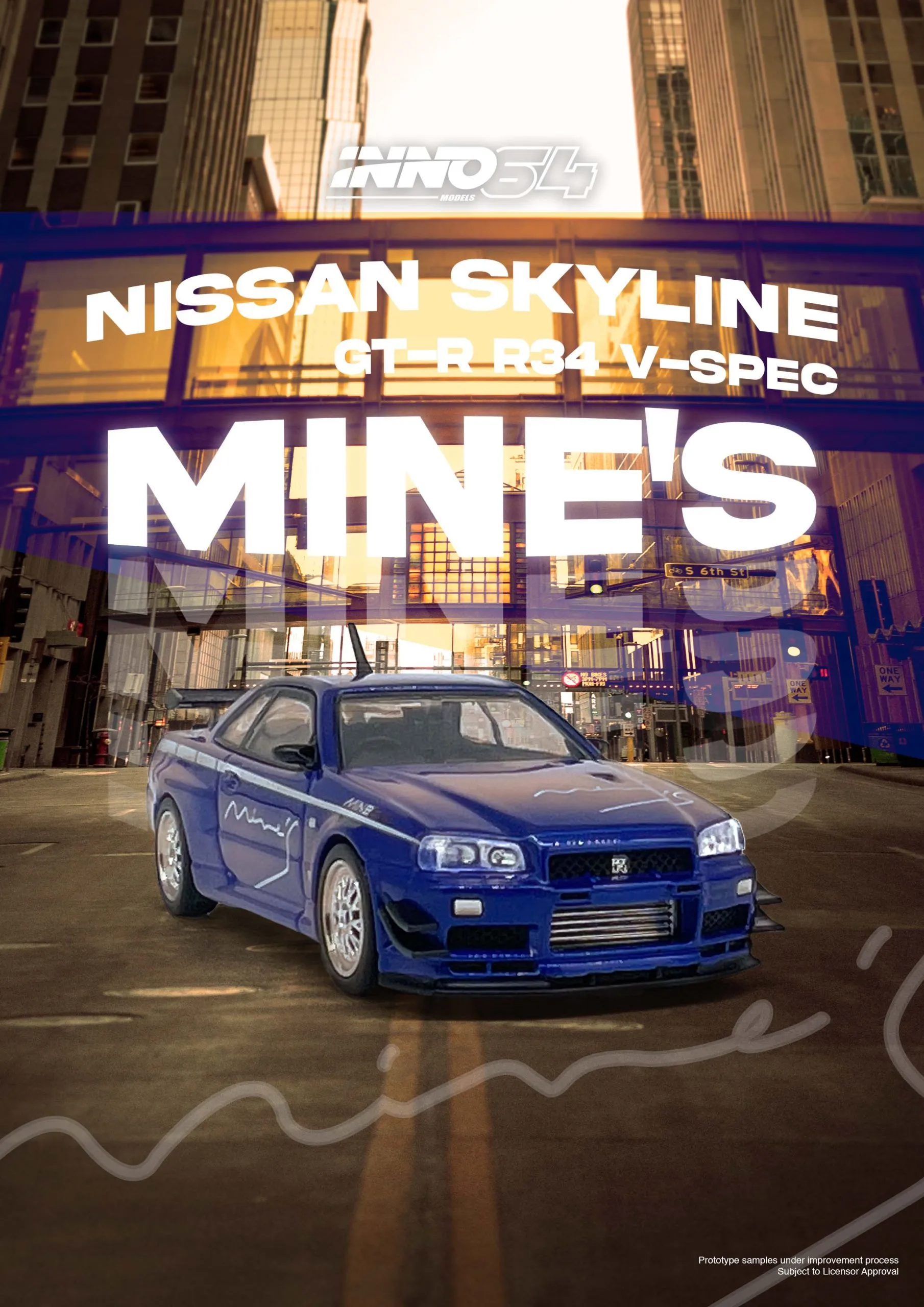 INNO64 Nissan Skyline GT-R (R34) V-SPEC Tuned by MINE'S