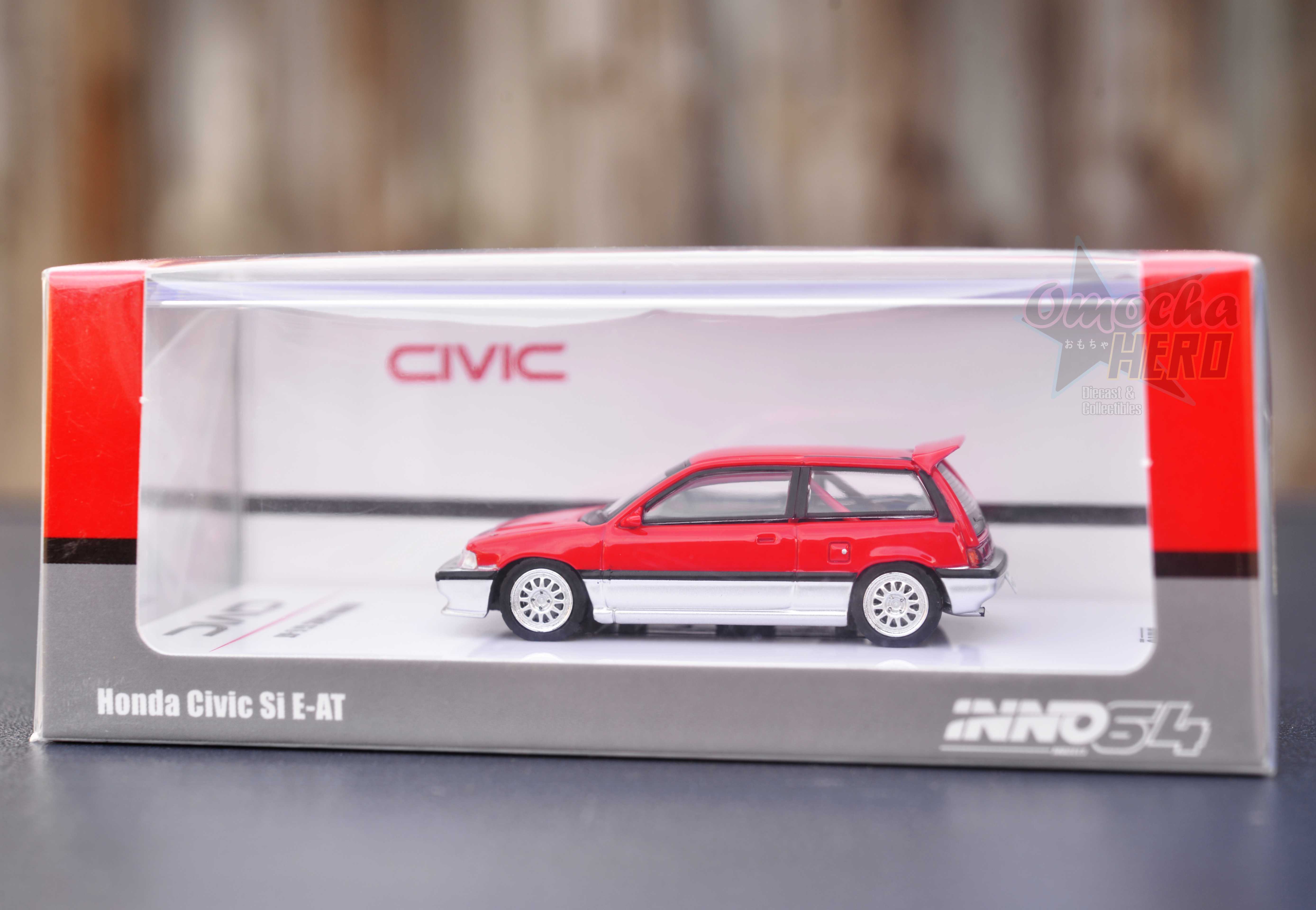 INNO64 HONDA CIVIC Si E-AT Red/Silver