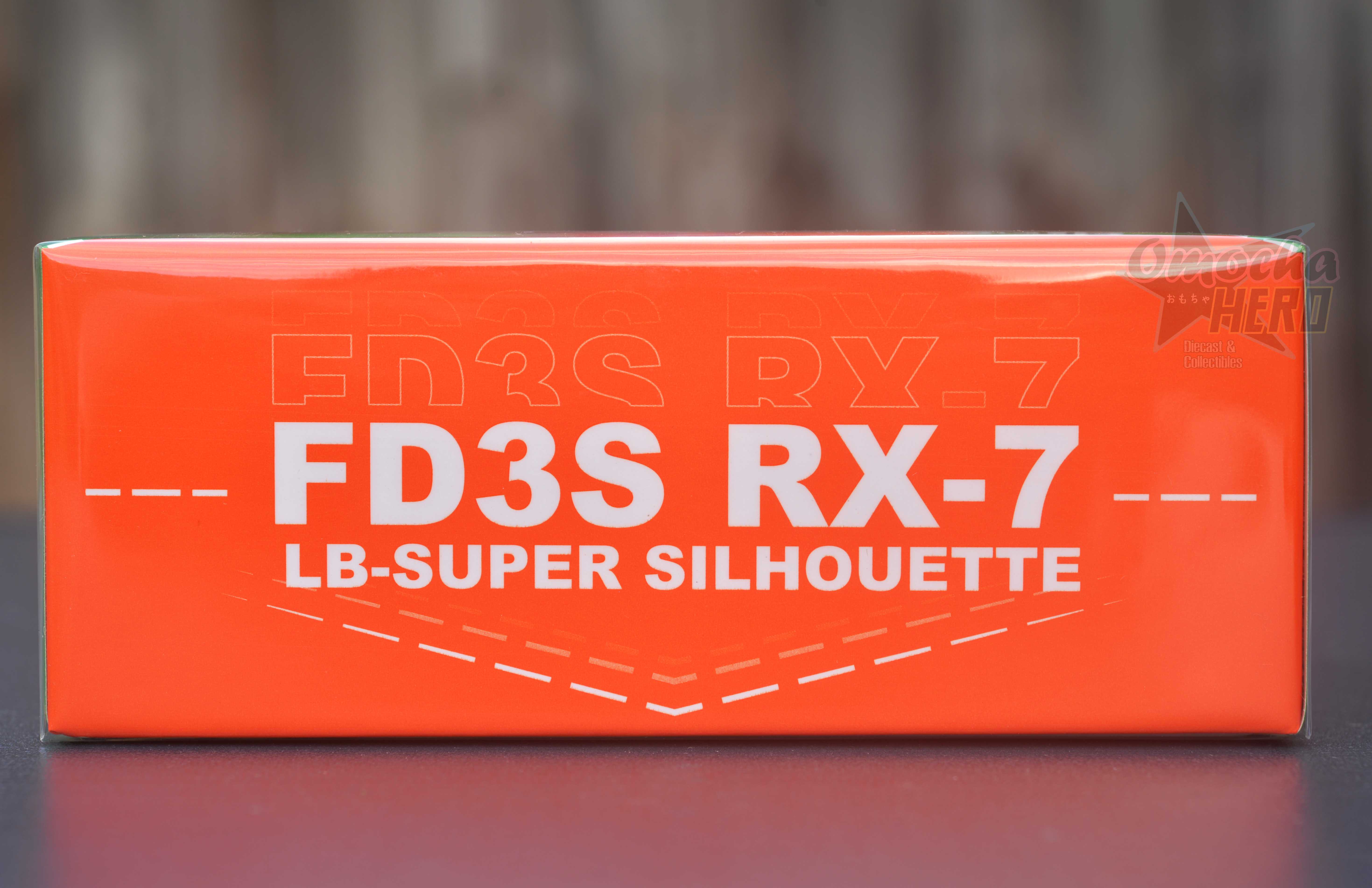 INNO64 Mazda RX7 (FD3S) LB-SUPER SILHOUETTE Orange & Green