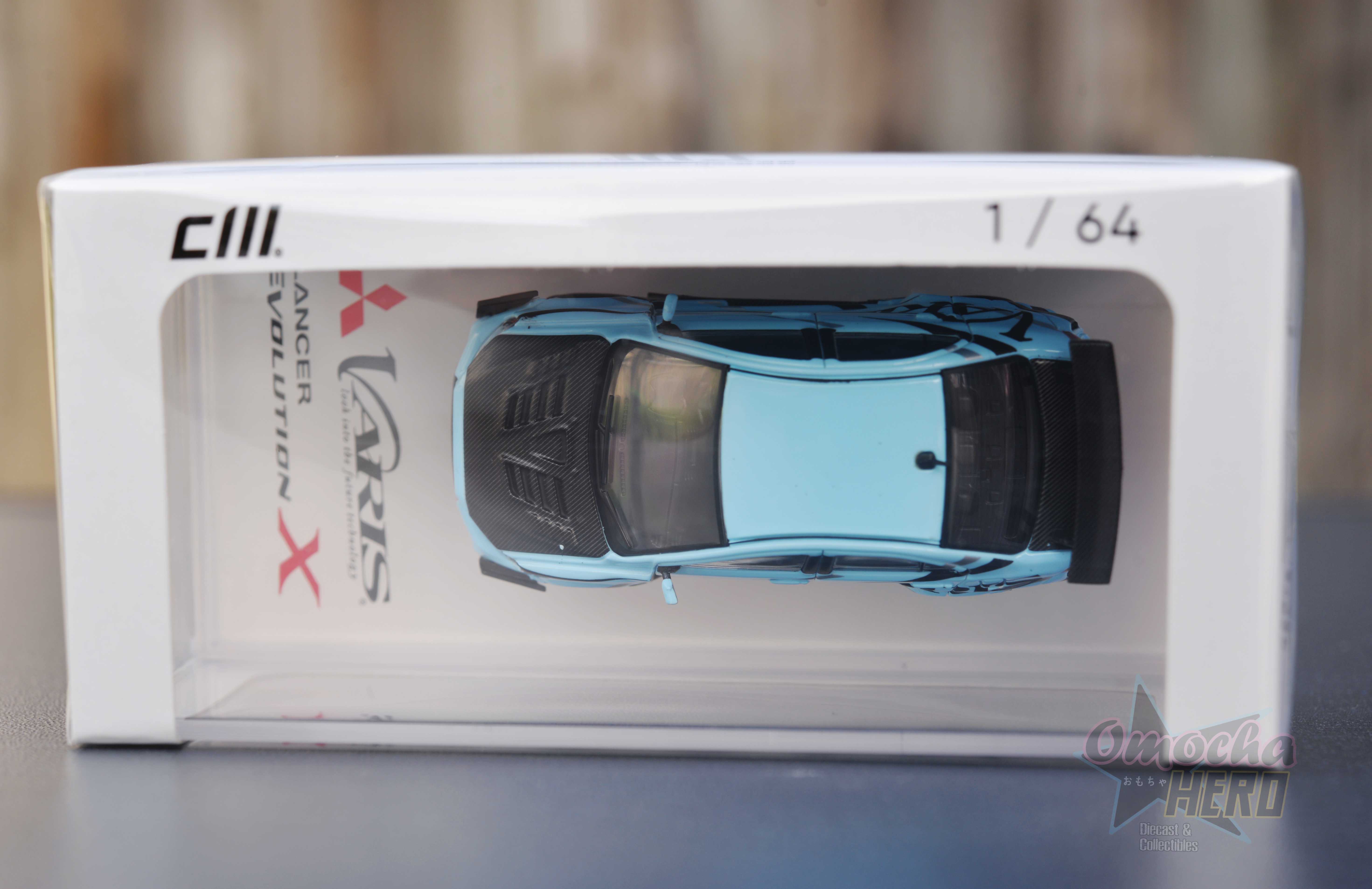 CM Mitsubishi Lancer Evo X Varis Light Blue