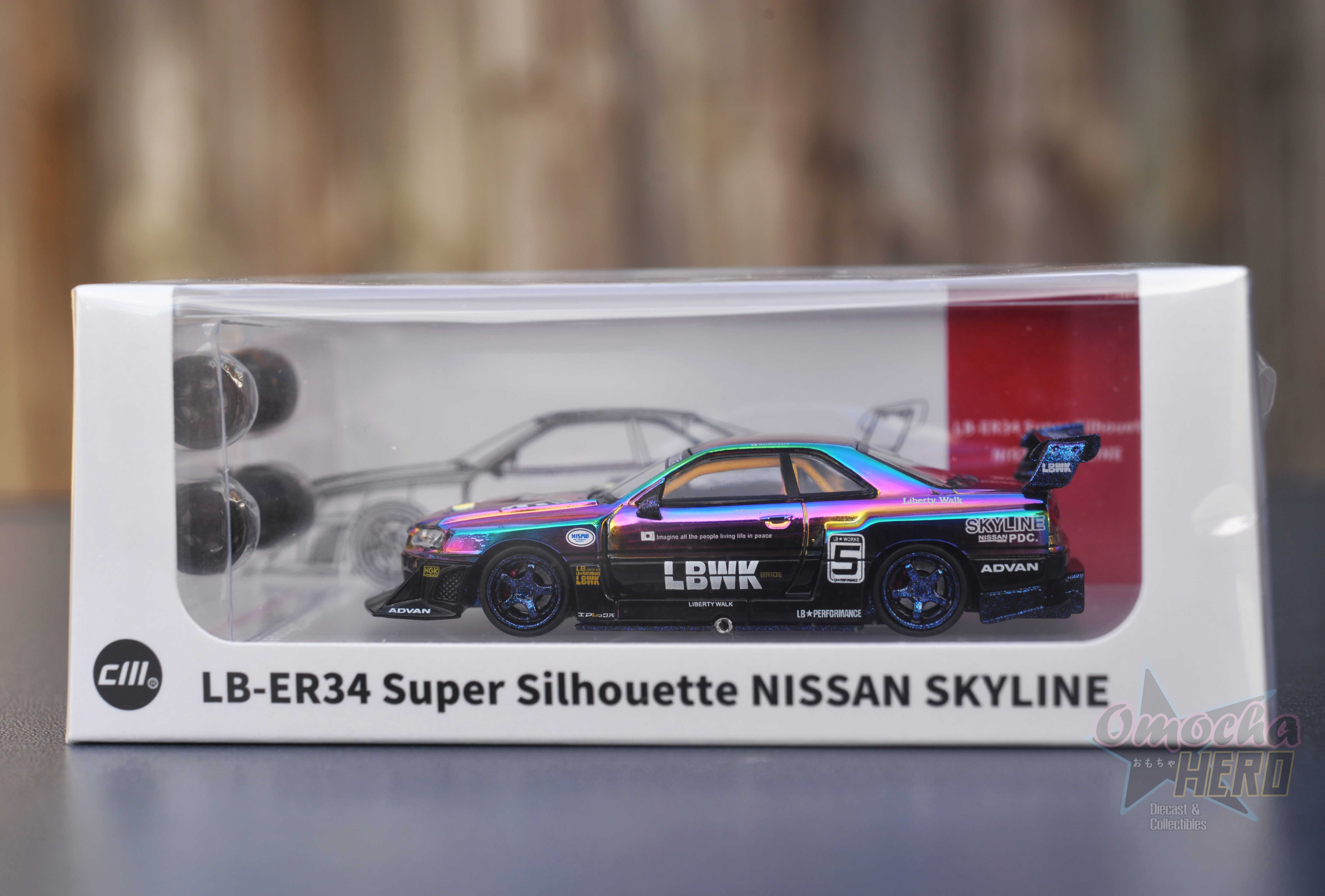 CM R34 Super Silhouette Nissan Skyline #05 Plating 