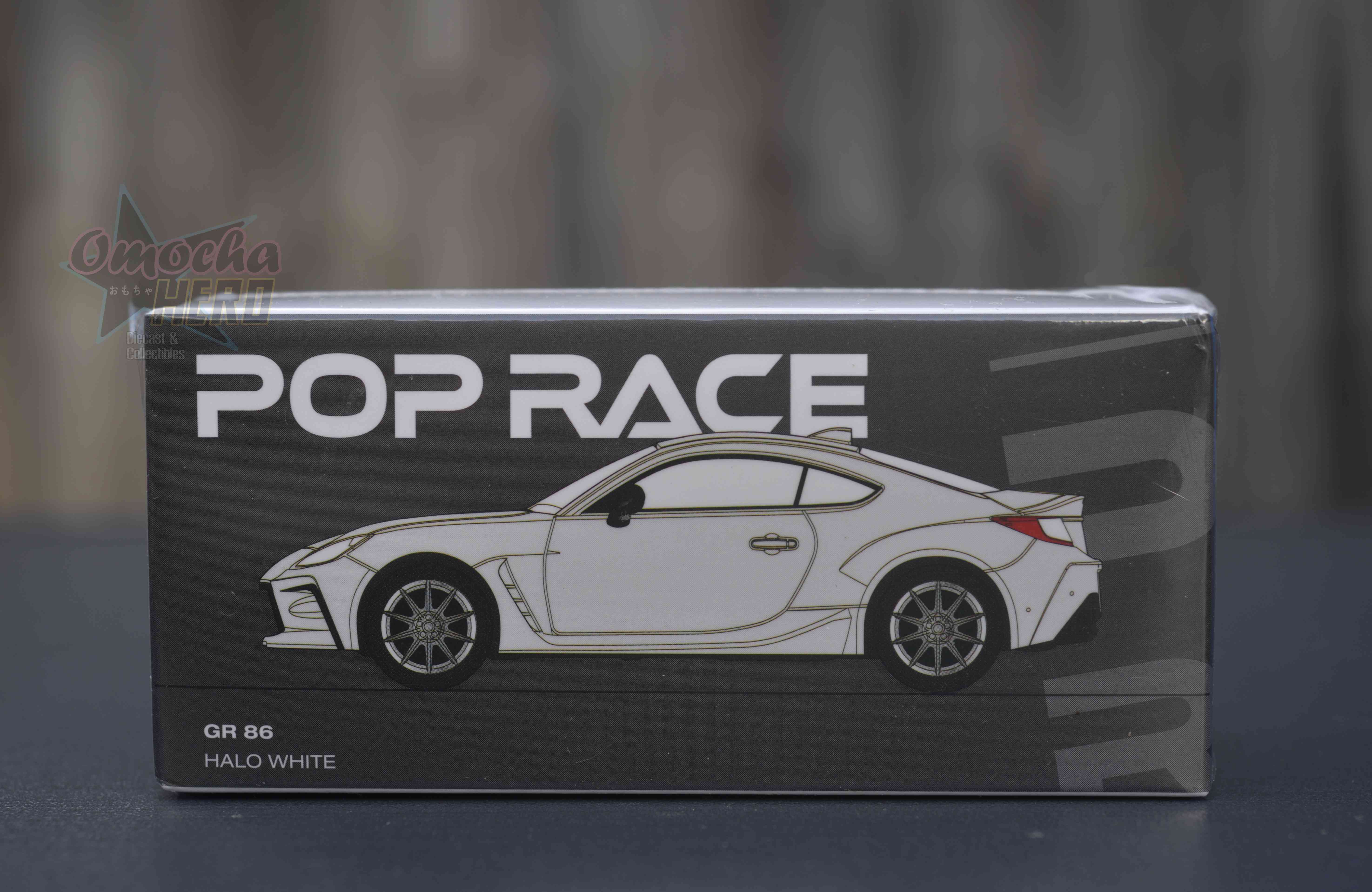 POP RACE Toyota GR86 (2022) Halo White