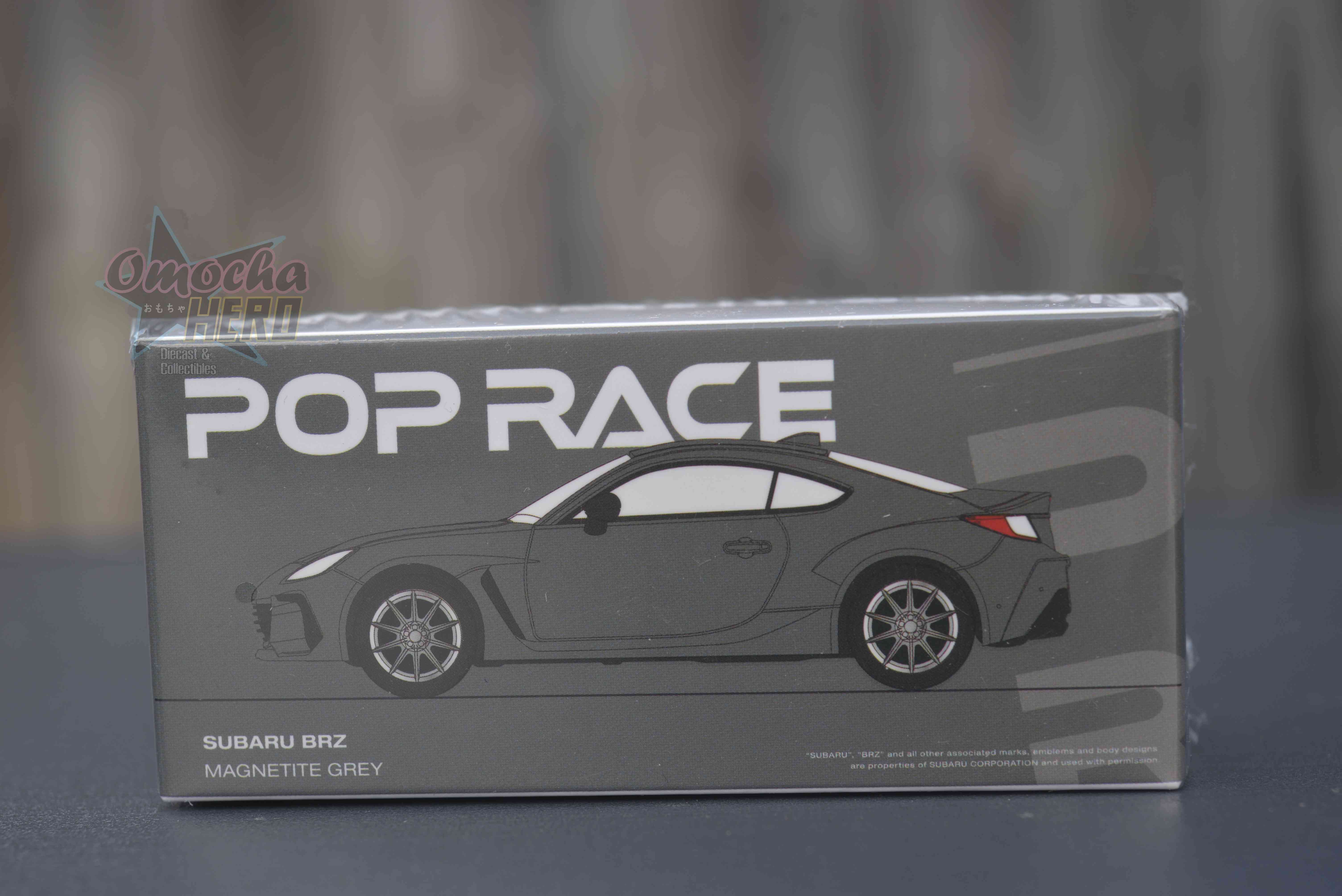 POP RACE Subaru BRZ Magnetite Grey