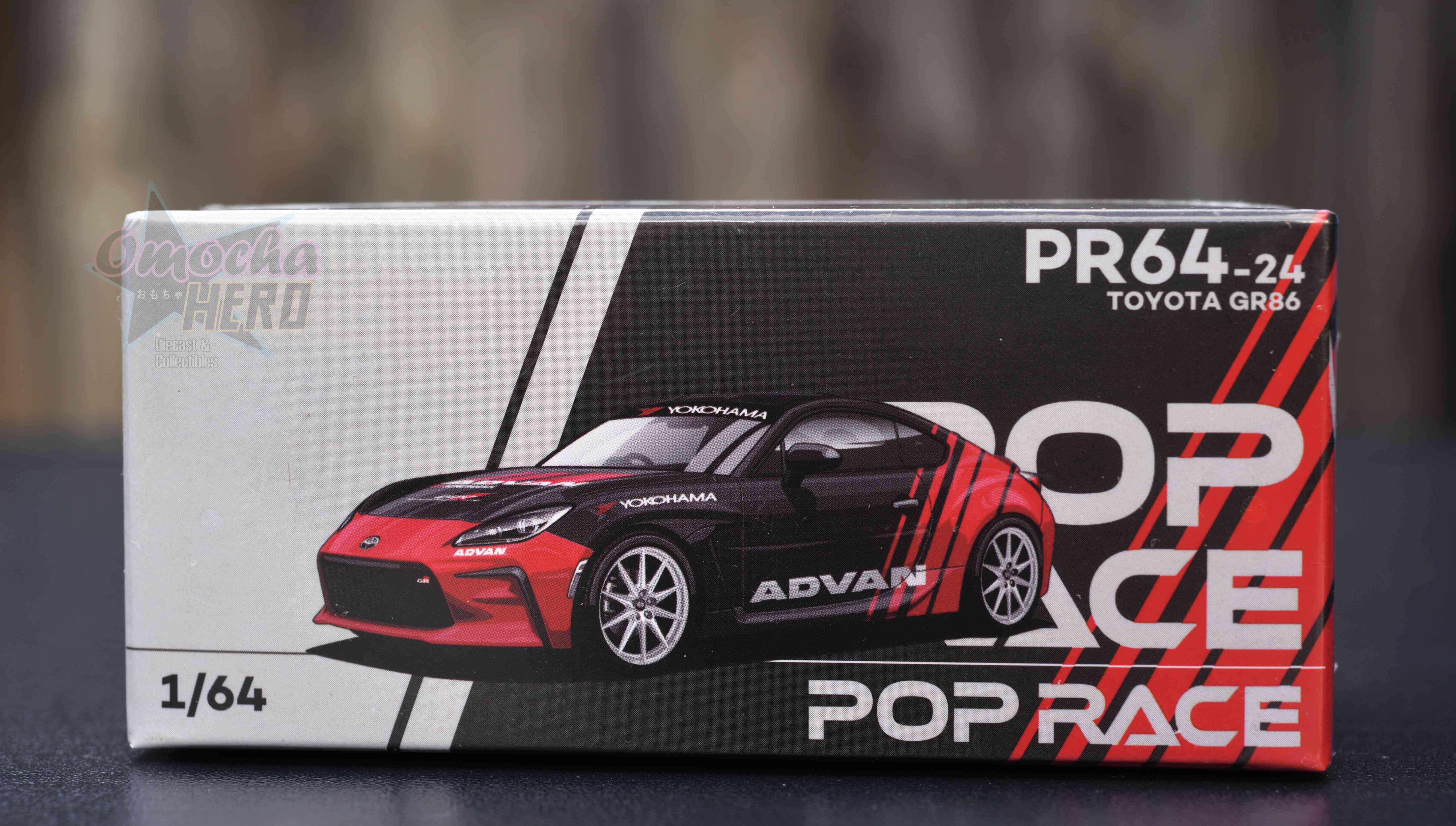 POP RACE Toyota GR86 Advan Livery