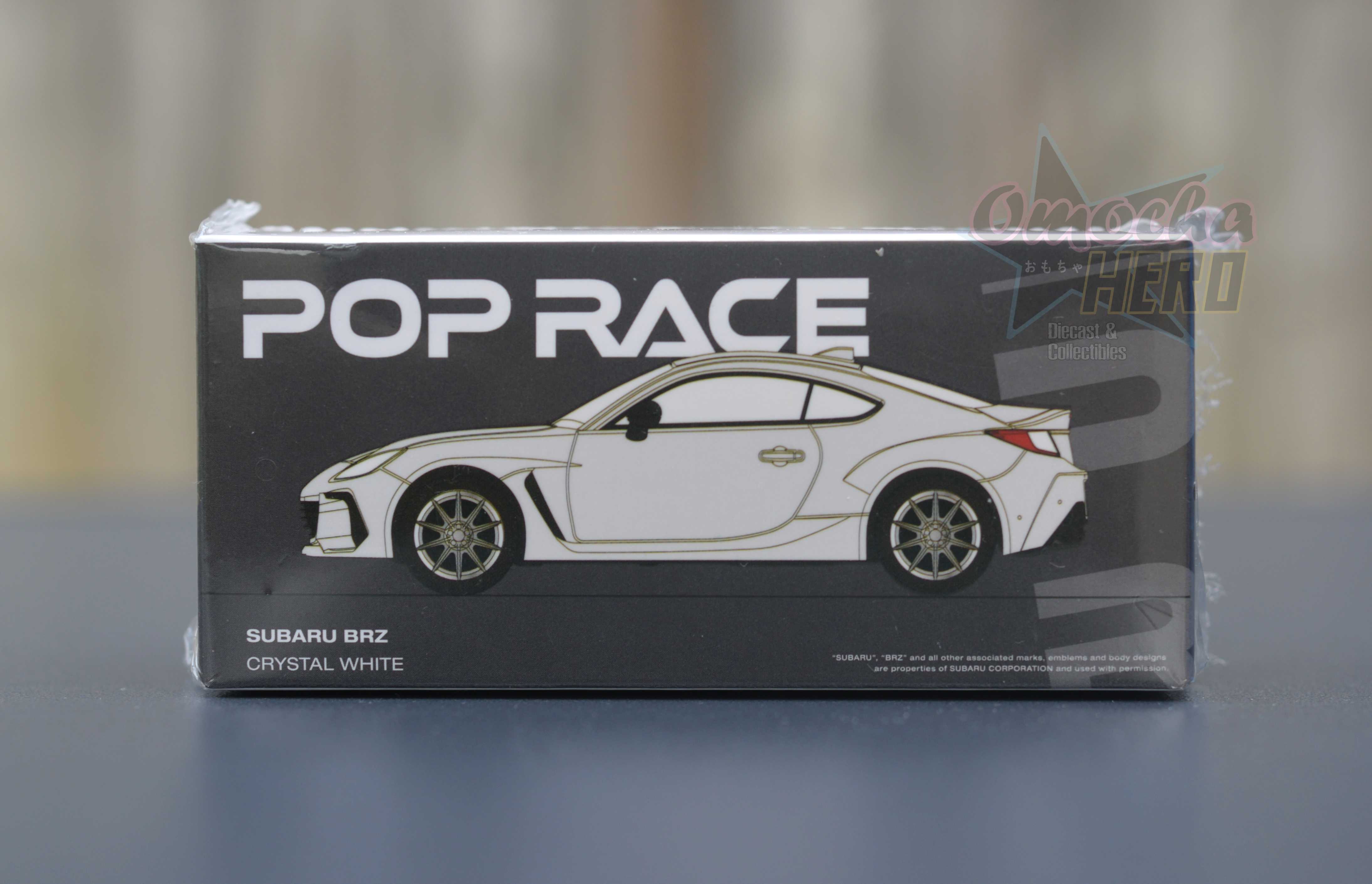POP RACE Subaru BRZ 2022 - Crystal White