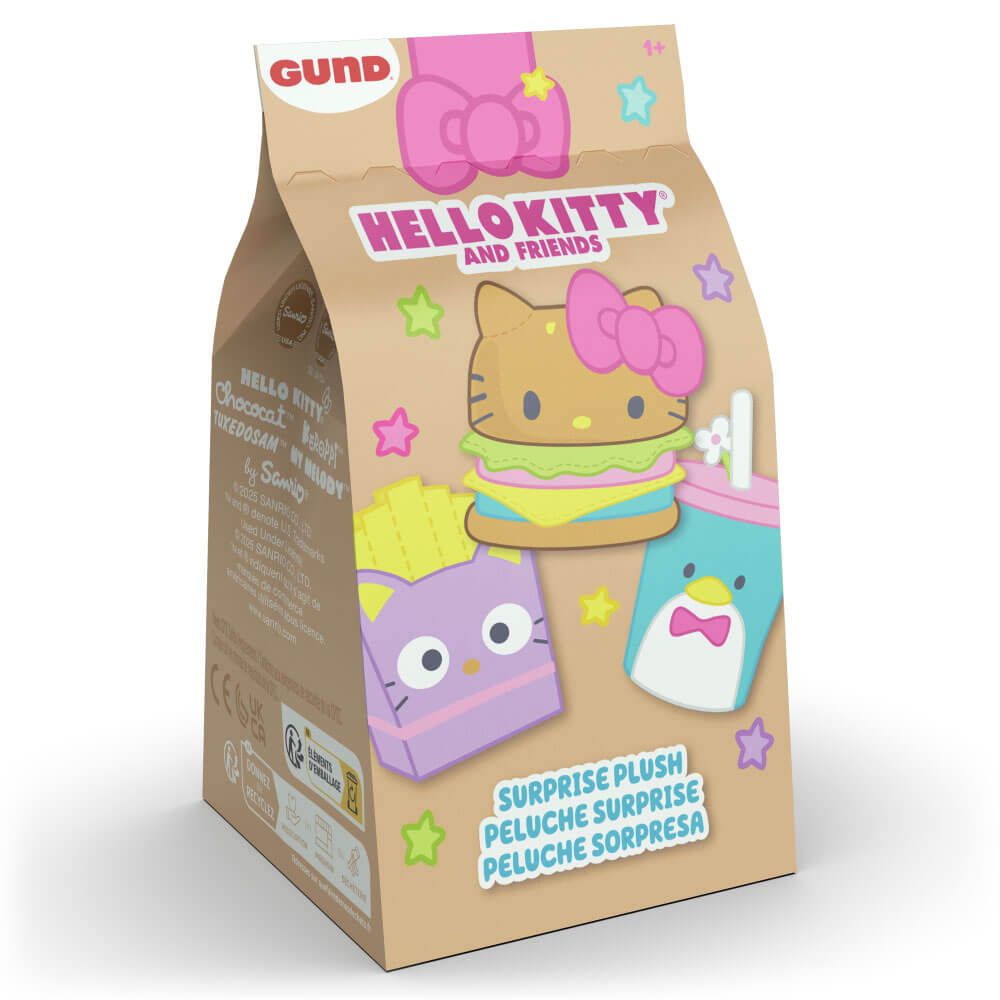 Hello Kitty Plush Surprise Fast Food Keychains