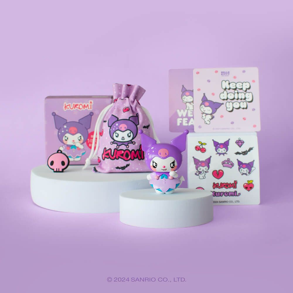 Kuromi friendship box figurine