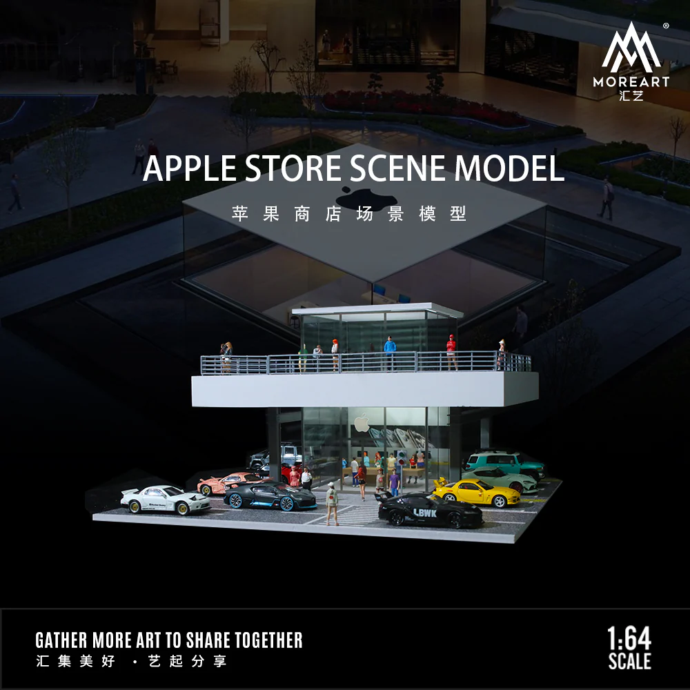 MoreArt 1:64 Apple Store Diorama